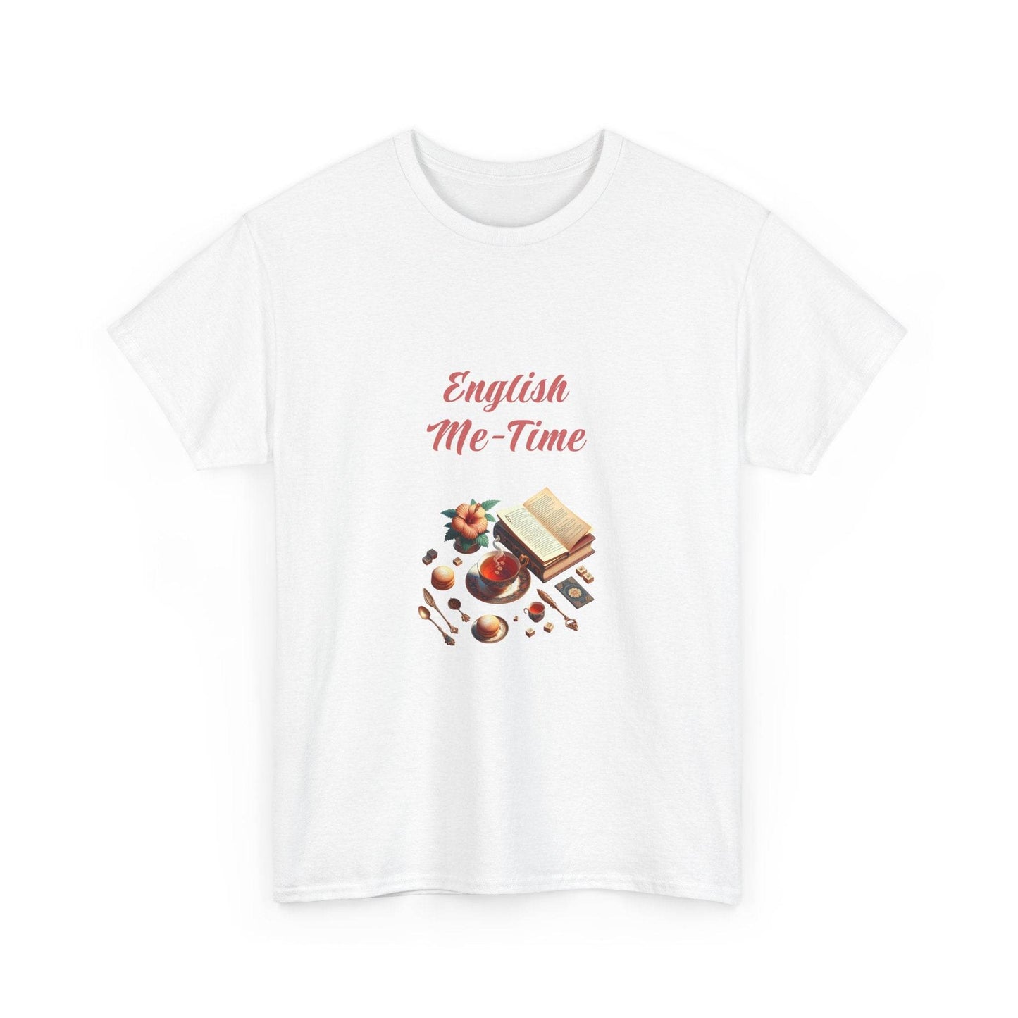 English Me-Time - A Unisex Heavy Cotton Tee - Perfect for Book Lovers - The Dreamer's Bookshop.