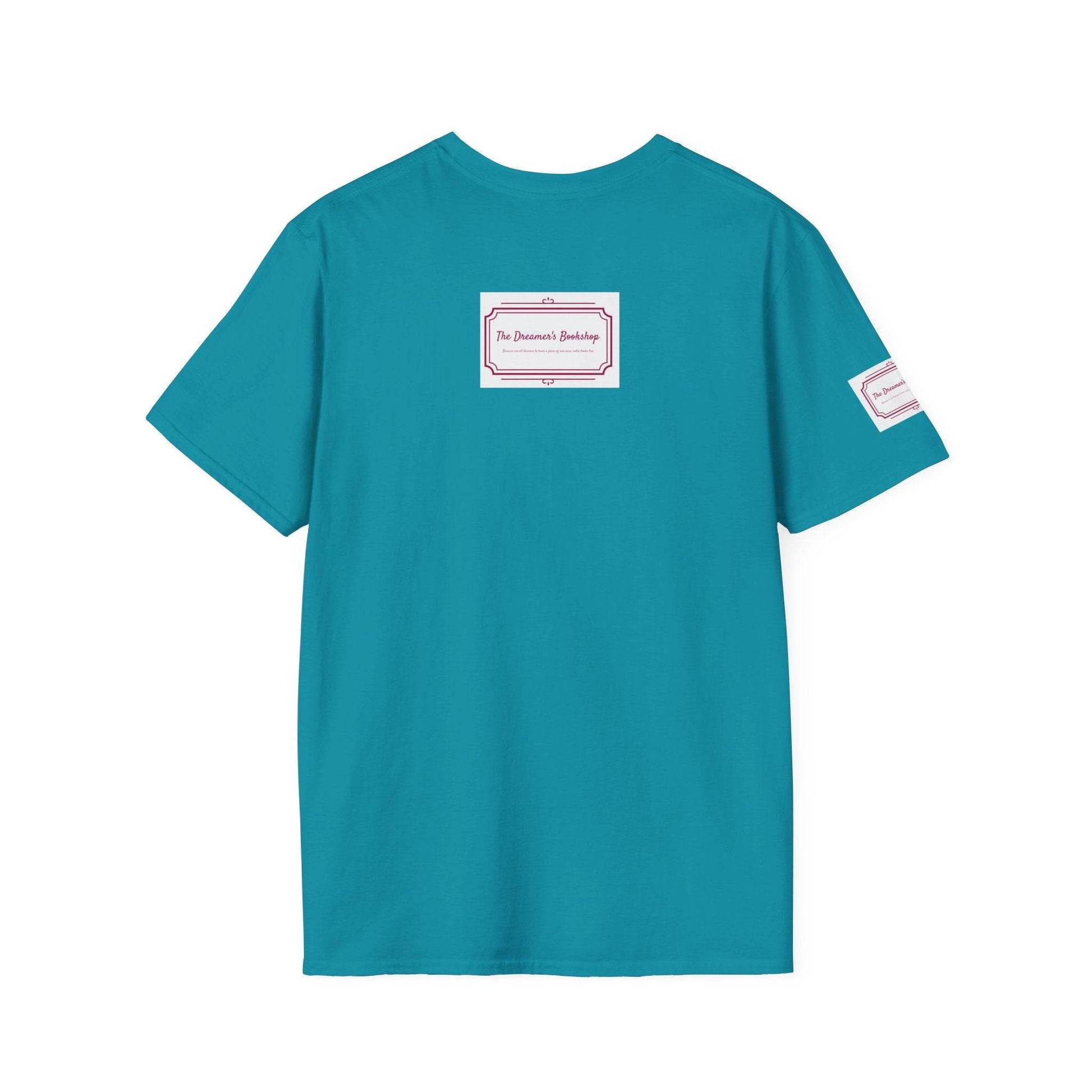 Inspirational Unisex Softstyle T-Shirt - 'Keep Breathing' Motivational Design - The Dreamer's Bookshop.