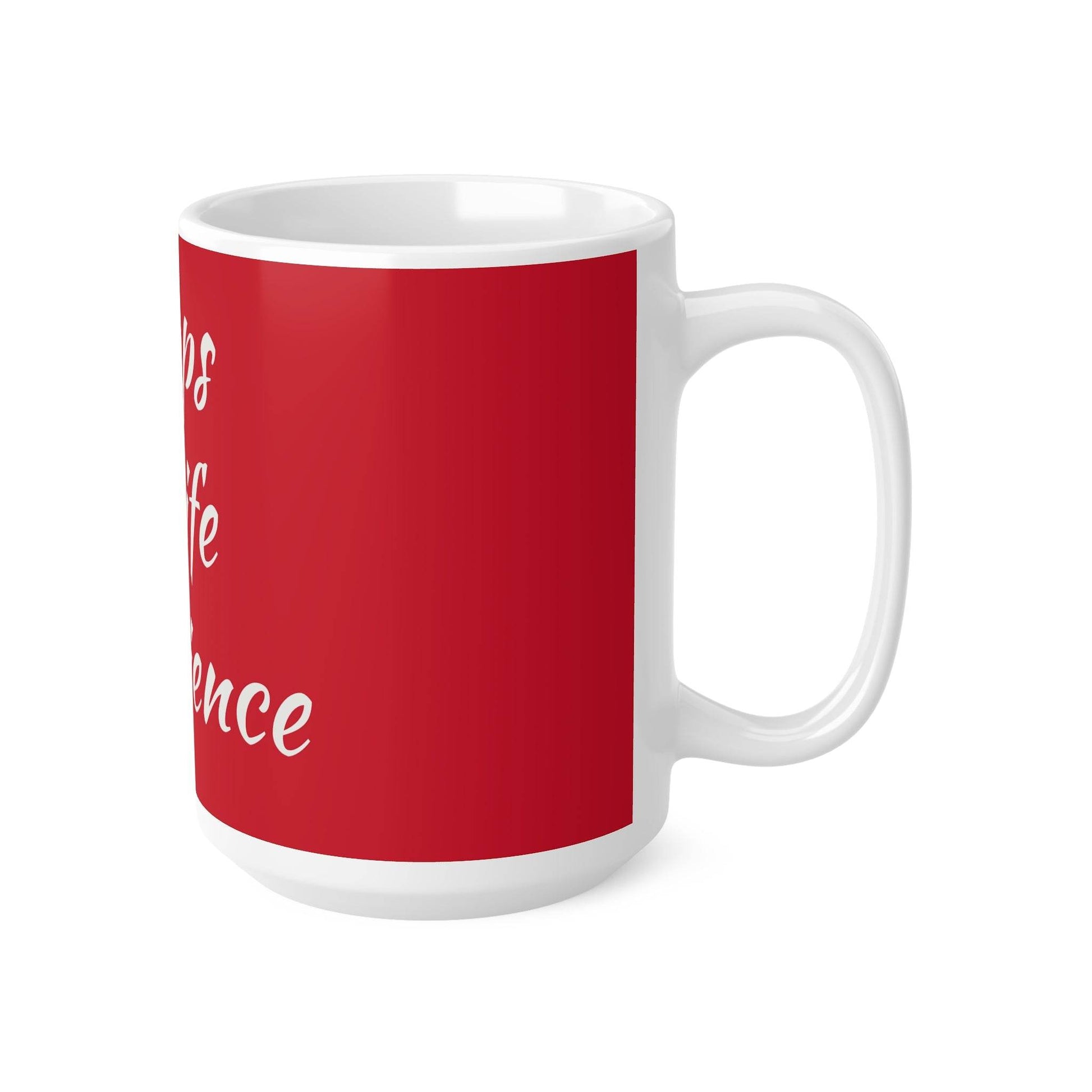 Inspiring Ceramic Coffee Mug - 'Drops of Life Experience' - Perfect Gift for Coffee Lovers - The Dreamer's Bookshop.