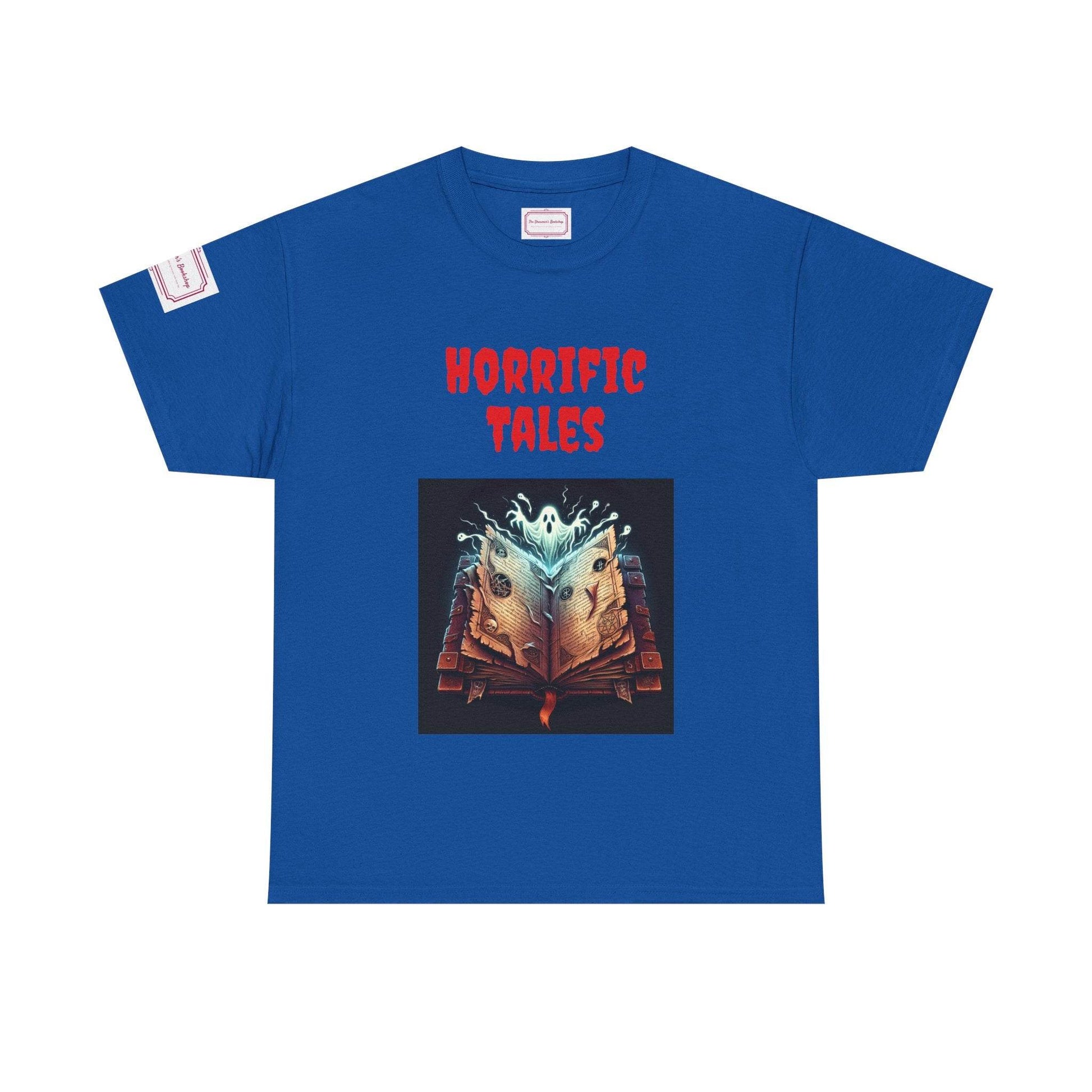 Horrific Tales - Unisex Heavy Cotton Tee - Perfect for Book Lovers - The Dreamer's Bookshop.