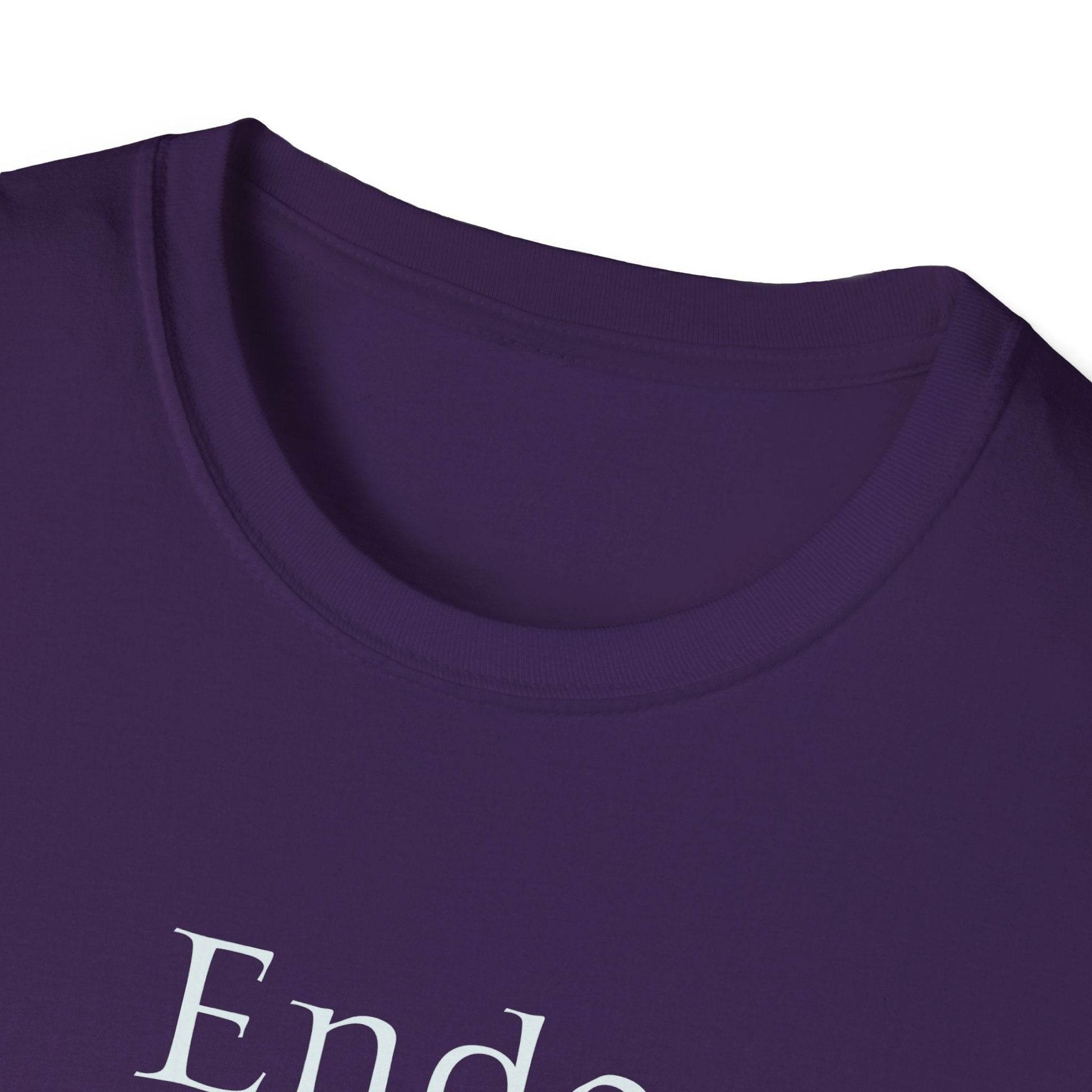 Endometriosis Warrior Unisex Softstyle T-Shirt - Empowering Battle for Women's Health - The Dreamer's Bookshop.