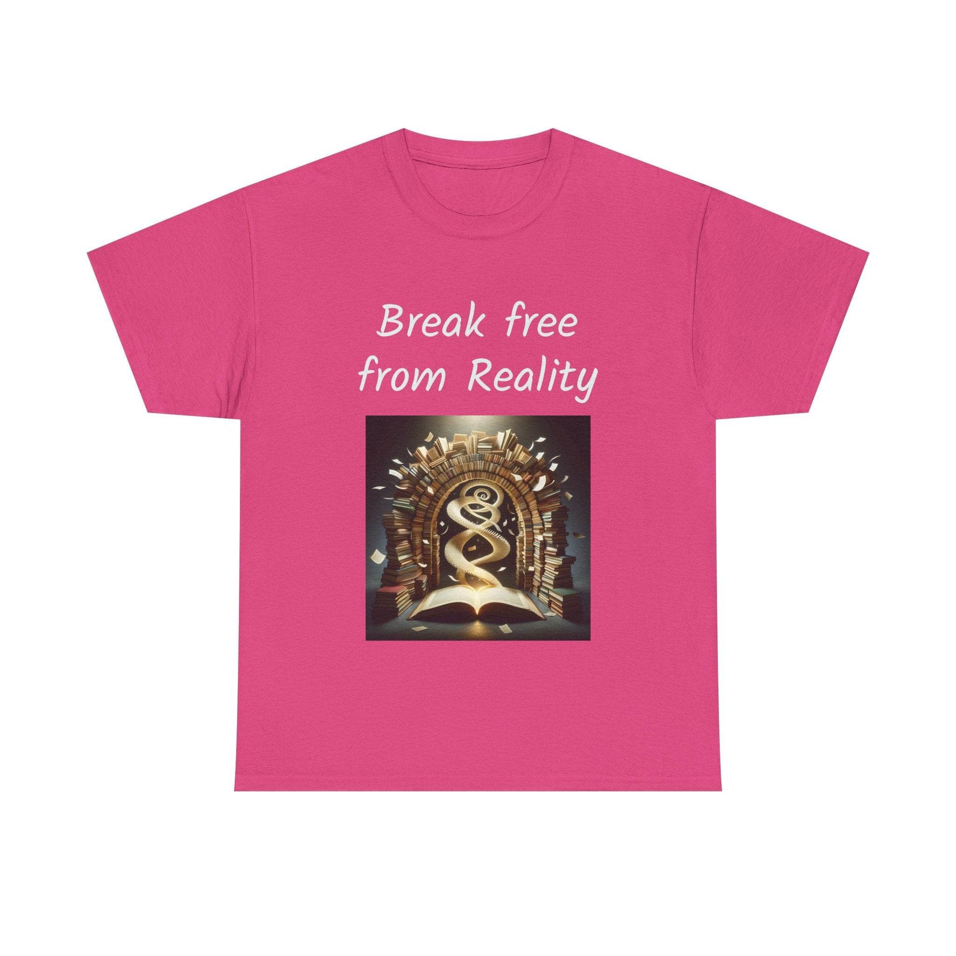 Break Free - Unisex Heavy Cotton Tee - Book Lovers - The Dreamer's Bookshop.