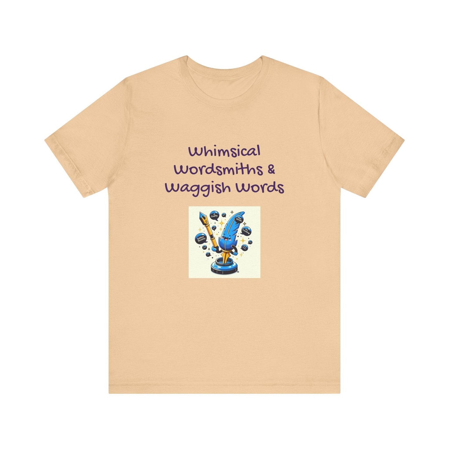Whimsical Wordsmith Unisex Jersey Tee - Fun Graphic for Writers & Word Lovers - The Dreamer's Bookshop.