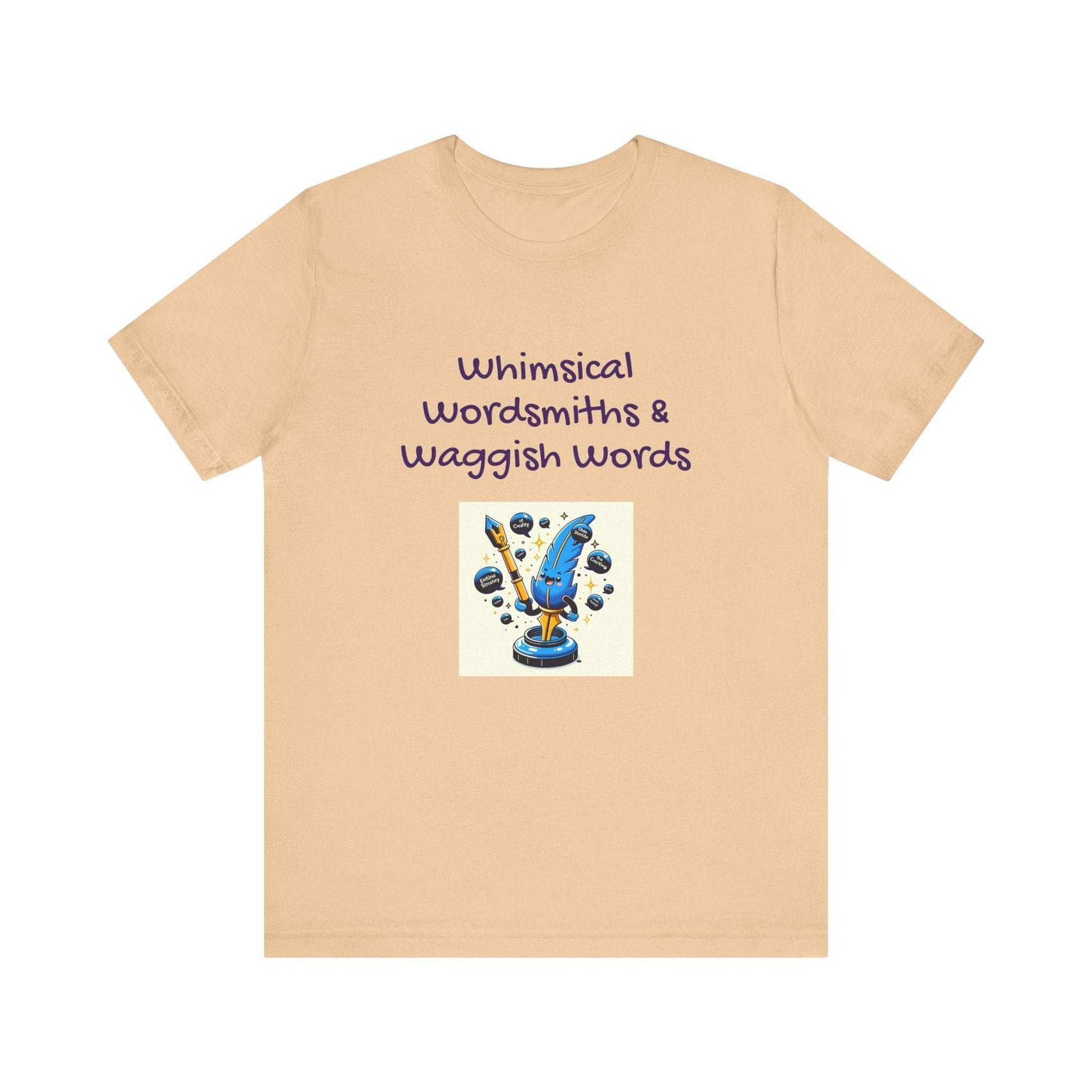 Whimsical Wordsmith Unisex Jersey Tee - Fun Graphic for Writers & Word Lovers - The Dreamer's Bookshop.