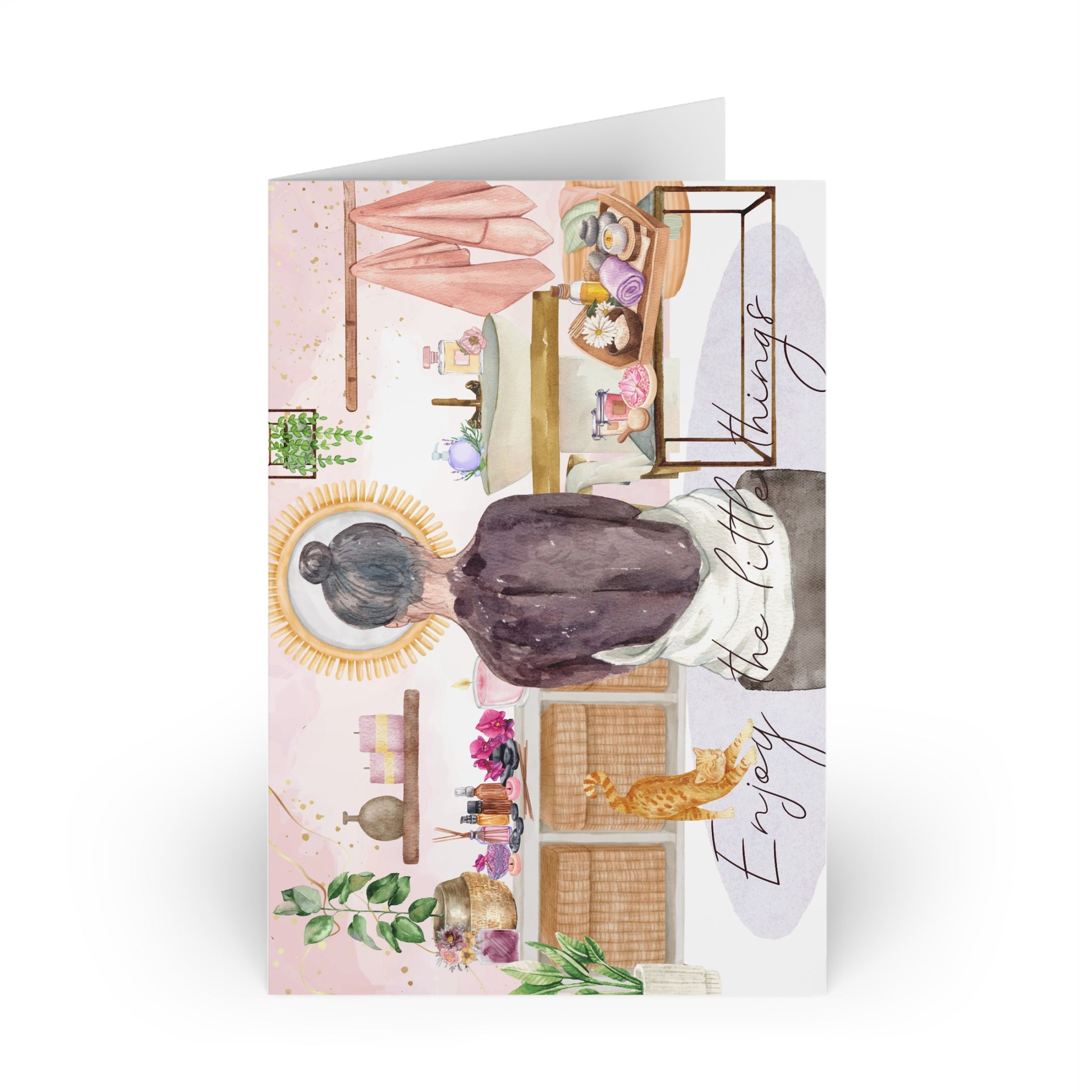 The Dreamer's Bookshop "Spa Day" Enjoy the Little Things Card - The Dreamer's Bookshop.