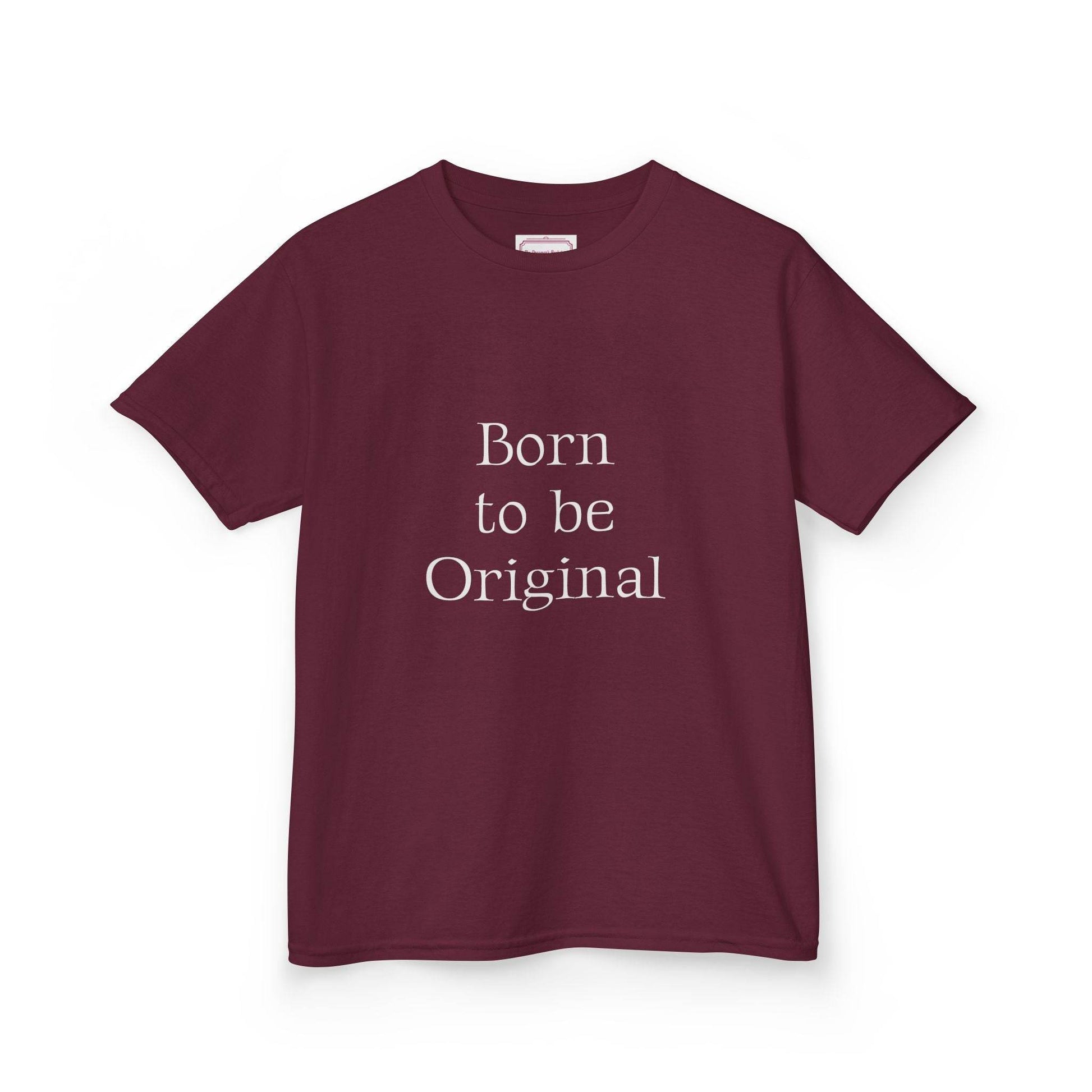 EU - Kids 'Born to be Original' Cotton Tee - Support Young Creators - The Dreamer's Bookshop.
