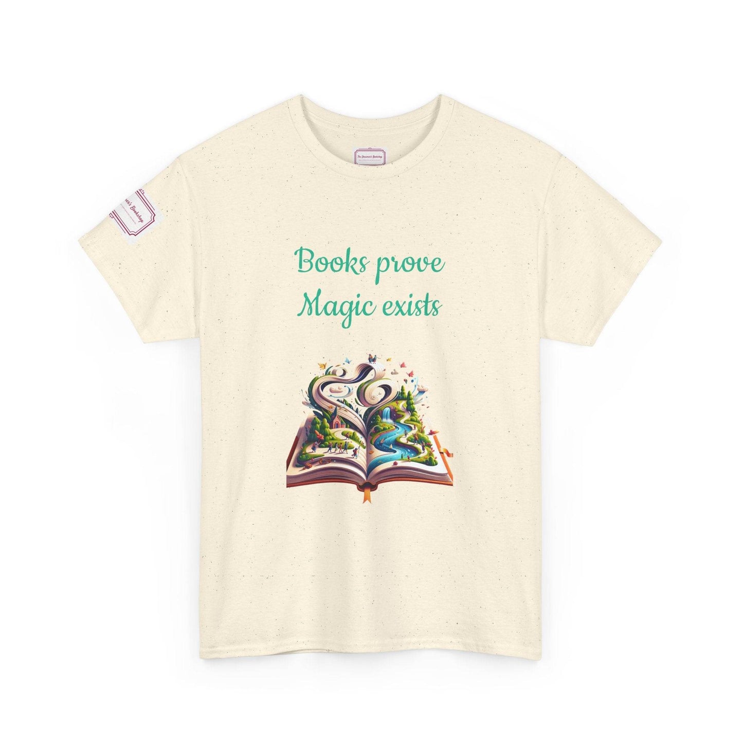 Magic exists - Unisex Heavy Cotton Tee - Perfect for Book Lovers - The Dreamer's Bookshop.