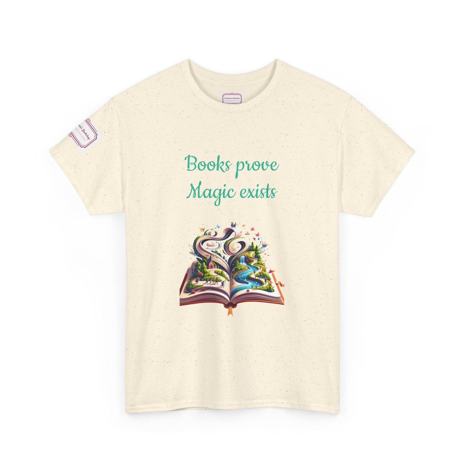 Magic exists - Unisex Heavy Cotton Tee - Perfect for Book Lovers - The Dreamer's Bookshop.