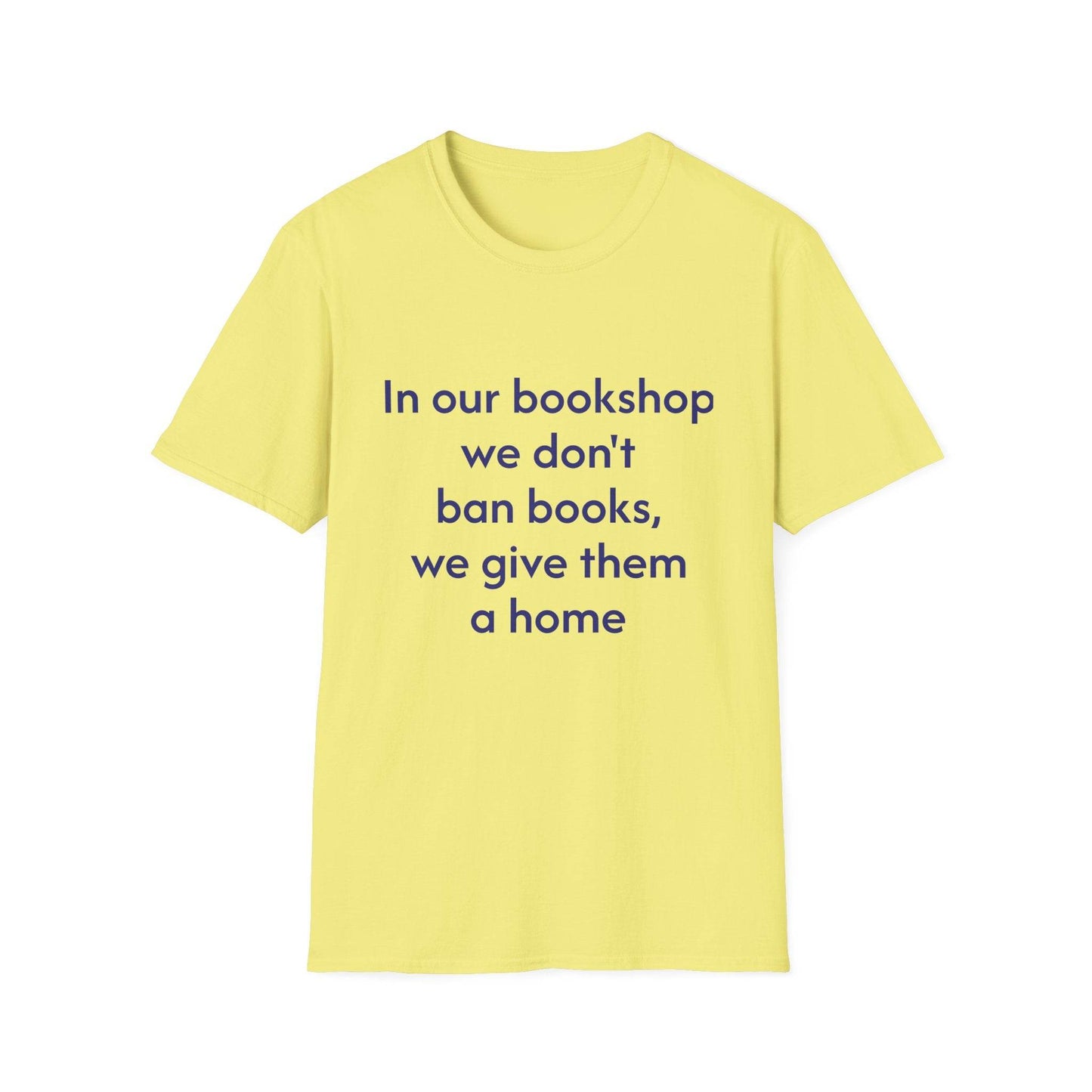 Unisex Softstyle T-Shirt - 'In our bookshop' - The Dreamer's Bookshop.