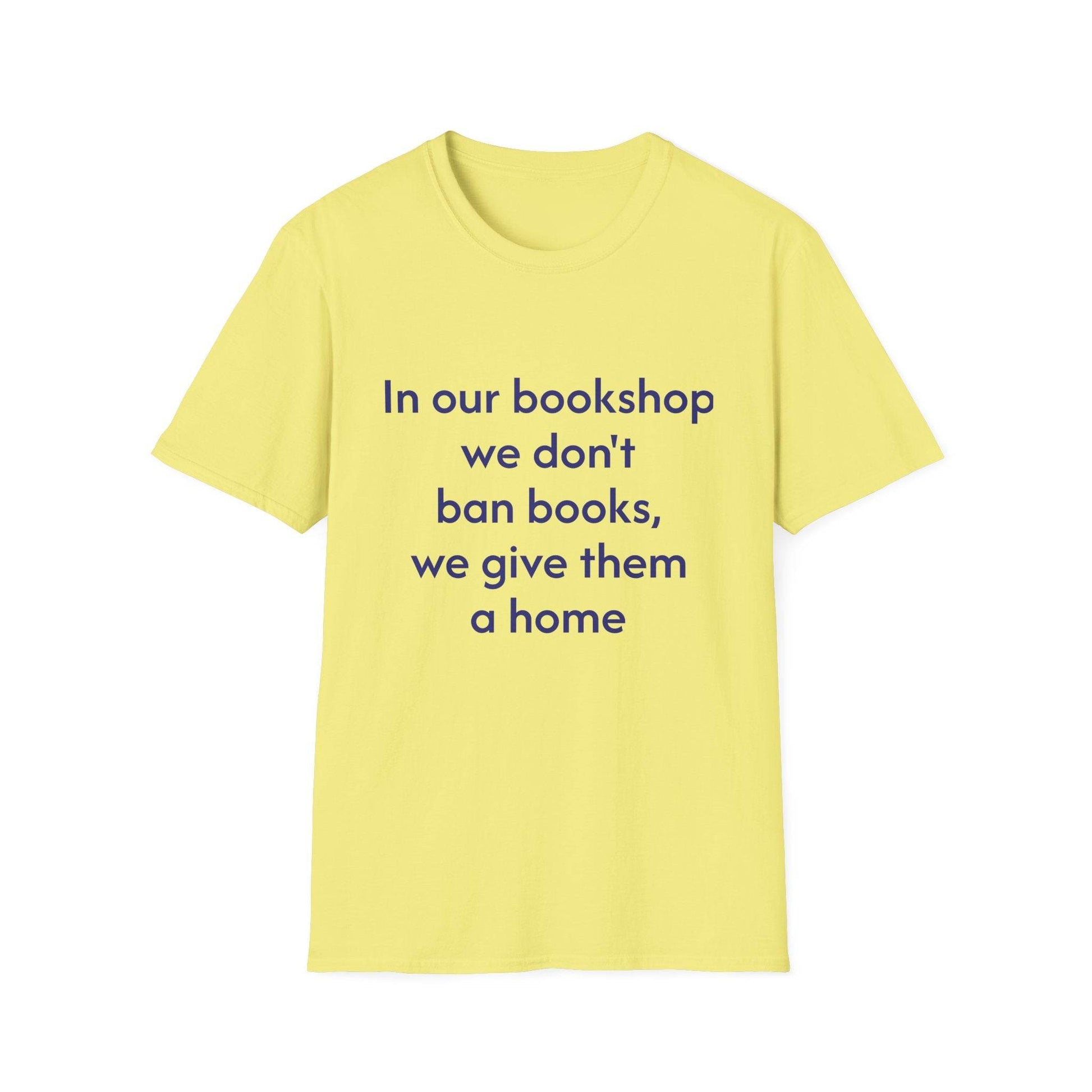 Unisex Softstyle T-Shirt - 'In our bookshop' - The Dreamer's Bookshop.