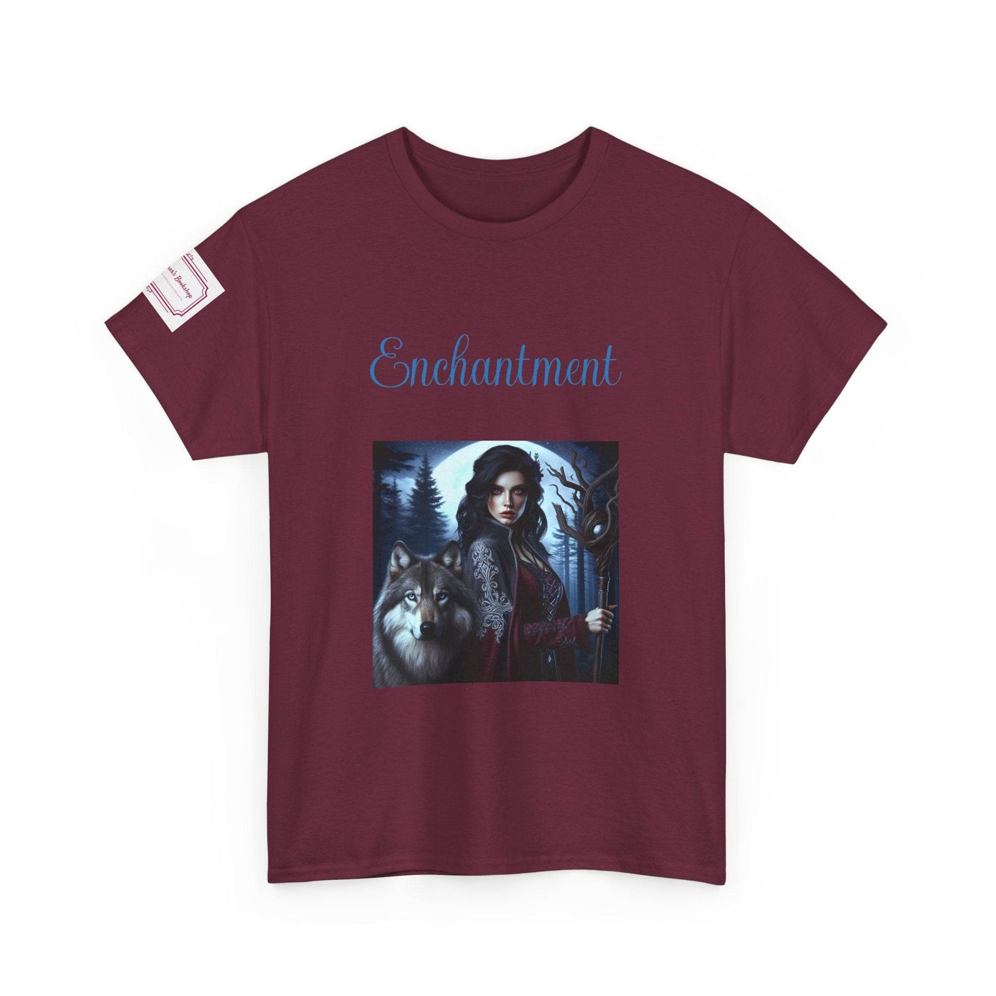 Enchanting Forest Unisex Heavy Cotton Tee - Perfect for Mystical Occasions - The Dreamer's Bookshop.