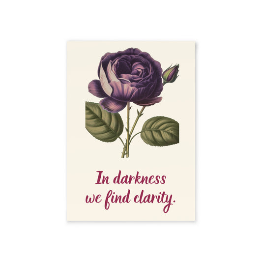 The Dreamer's Bookshop - Love Yourself Card "In darkness" - The Dreamer's Bookshop.