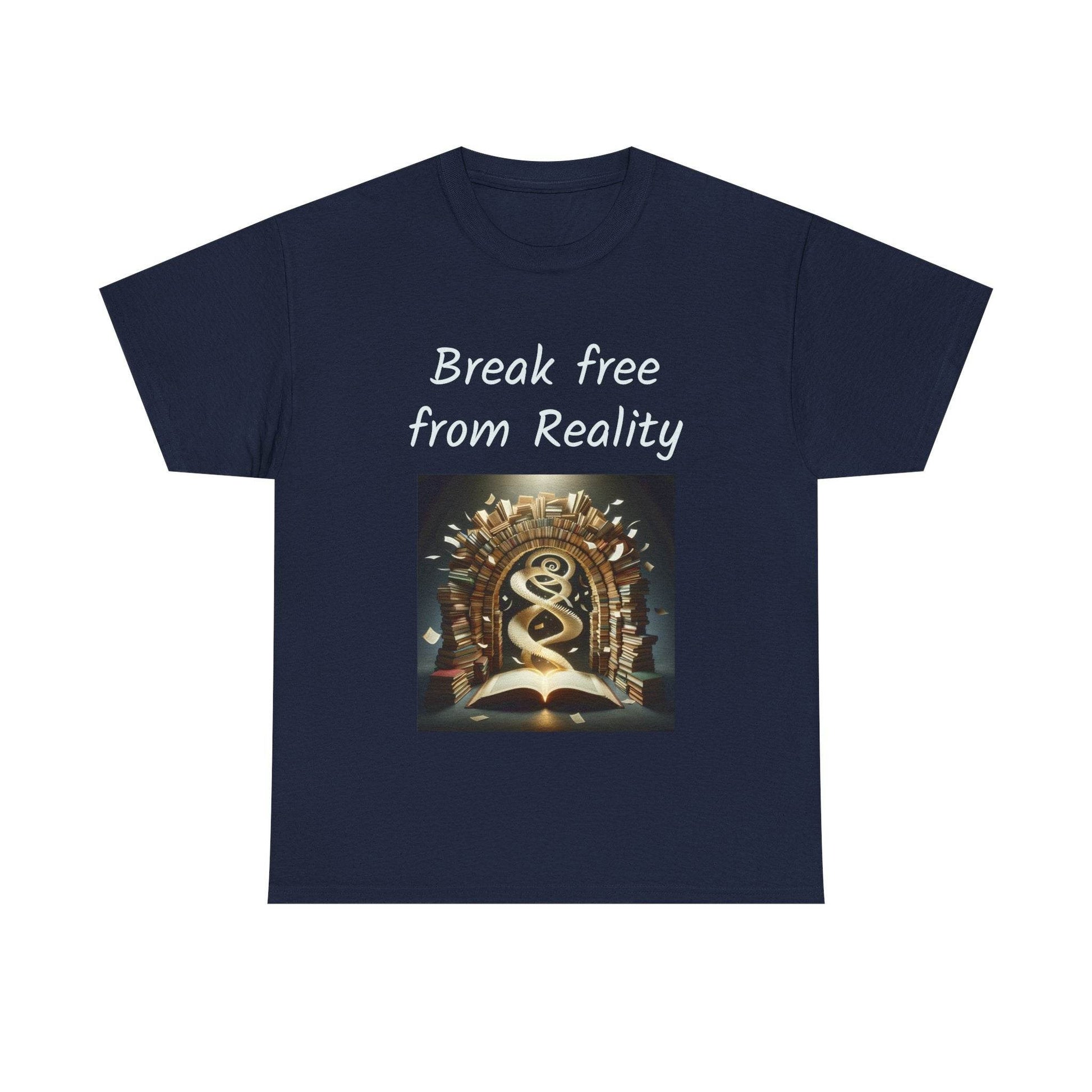 Break Free - Unisex Heavy Cotton Tee - Book Lovers - The Dreamer's Bookshop.