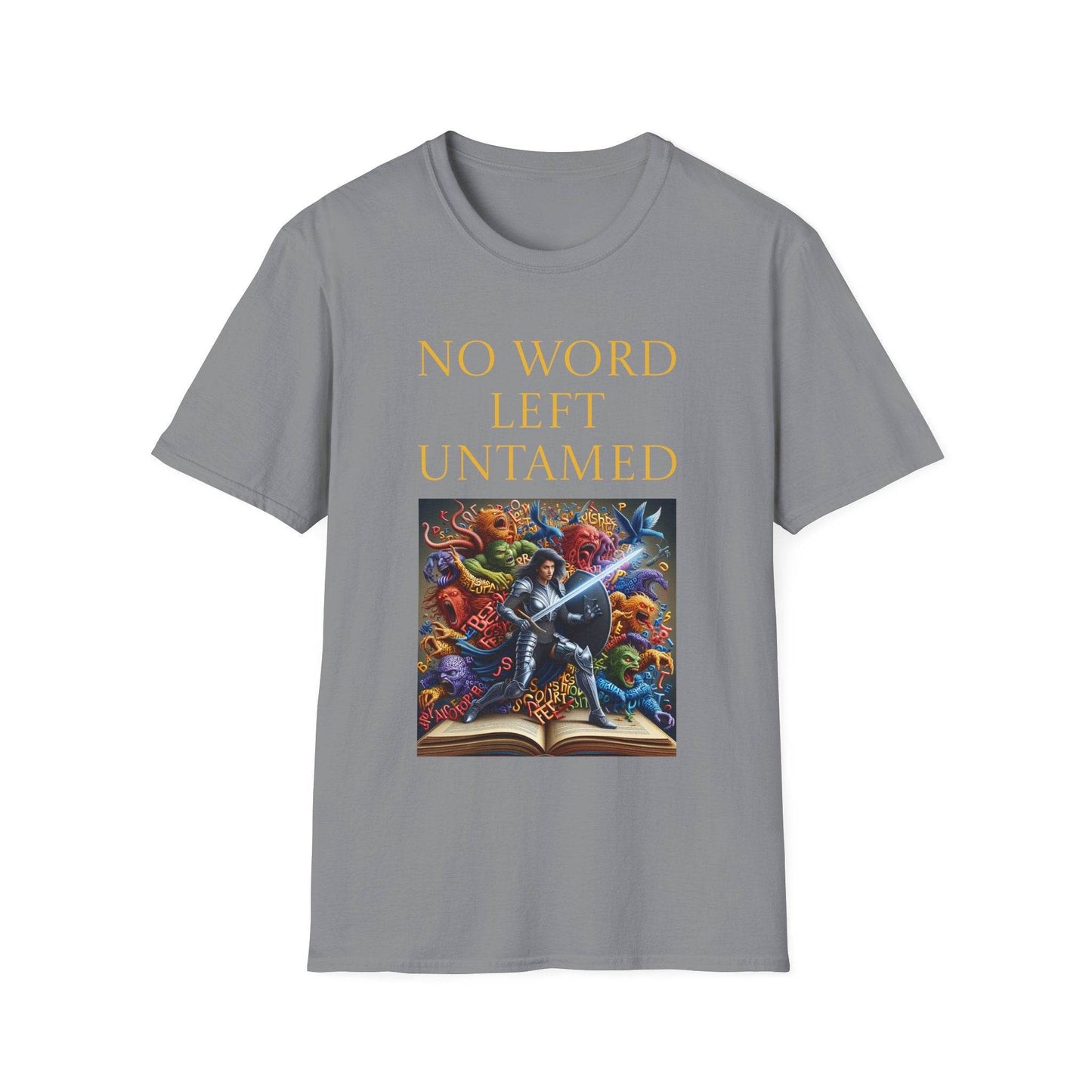 Unisex Softstyle T-Shirt - 'No Word' - The Dreamer's Bookshop.