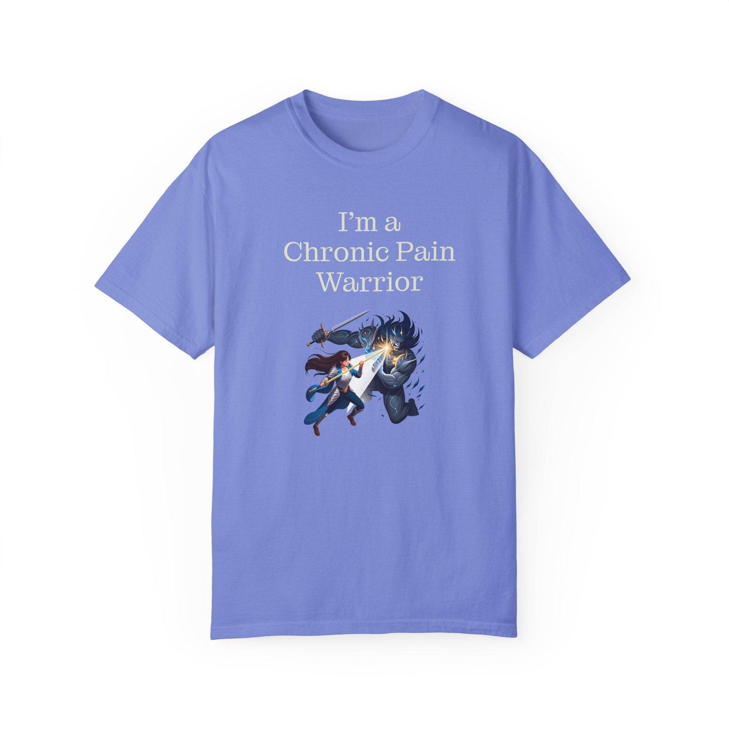Chronic Pain Warrior Unisex T-Shirt - Empowering Tee for Healthcare Awareness - The Dreamer's Bookshop.