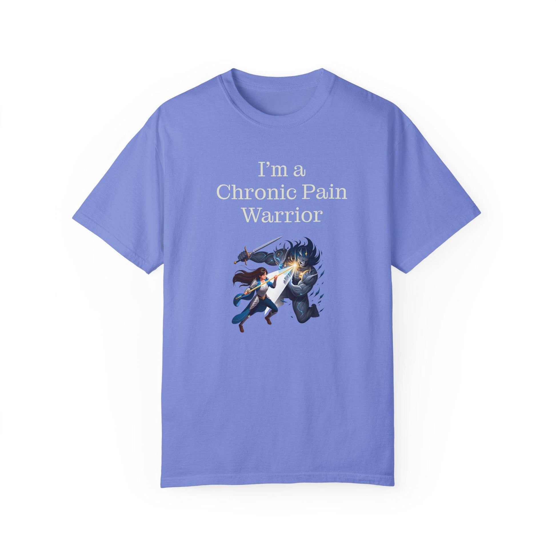 Chronic Pain Warrior Unisex T-Shirt - Empowering Tee for Healthcare Awareness - The Dreamer's Bookshop.