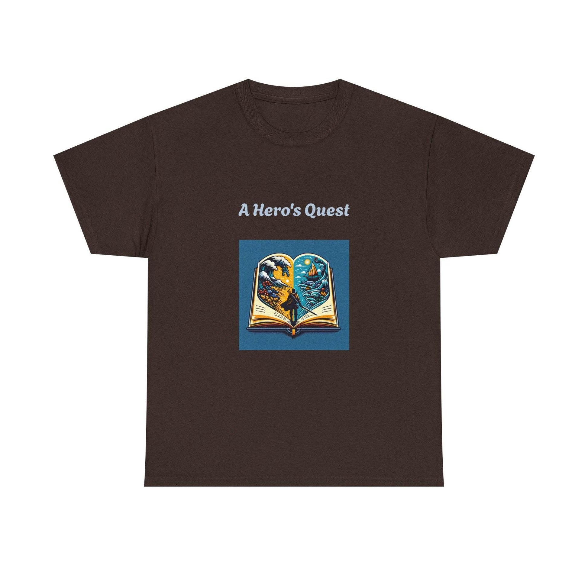 Adventure - Graphic Tee - Unisex Heavy Cotton T-Shirt - Hero's Quest - The Dreamer's Bookshop.