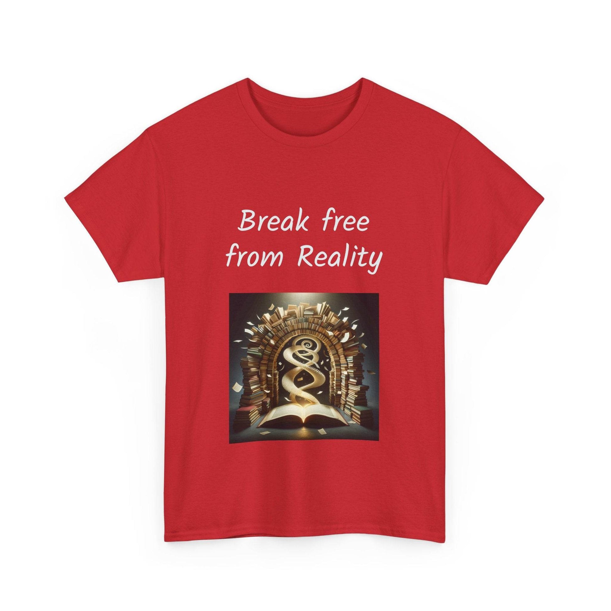 Break Free - Unisex Heavy Cotton Tee - Book Lovers - The Dreamer's Bookshop.