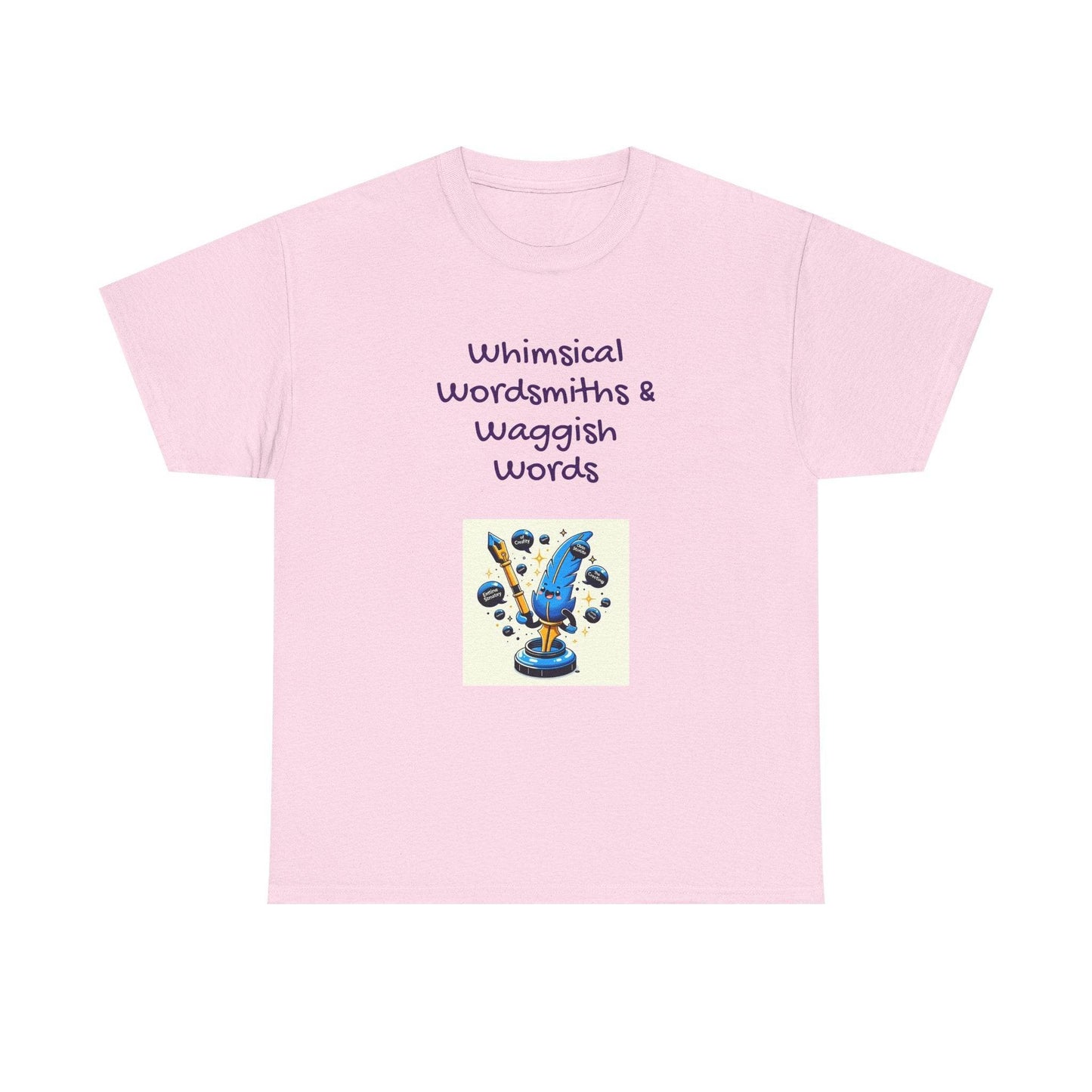 Whimsical Words Unisex Cotton Tee - Fun Graphic T-Shirt for Word Lovers - The Dreamer's Bookshop.