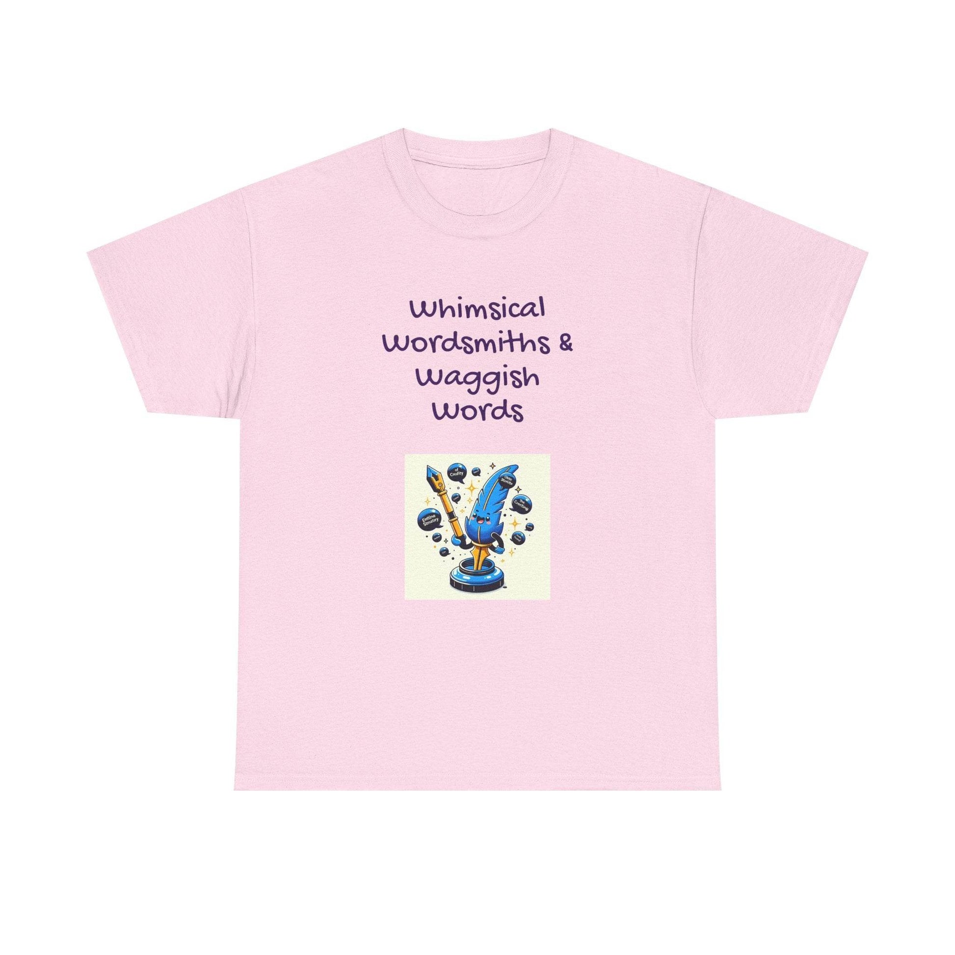 Whimsical Words Unisex Cotton Tee - Fun Graphic T-Shirt for Word Lovers - The Dreamer's Bookshop.