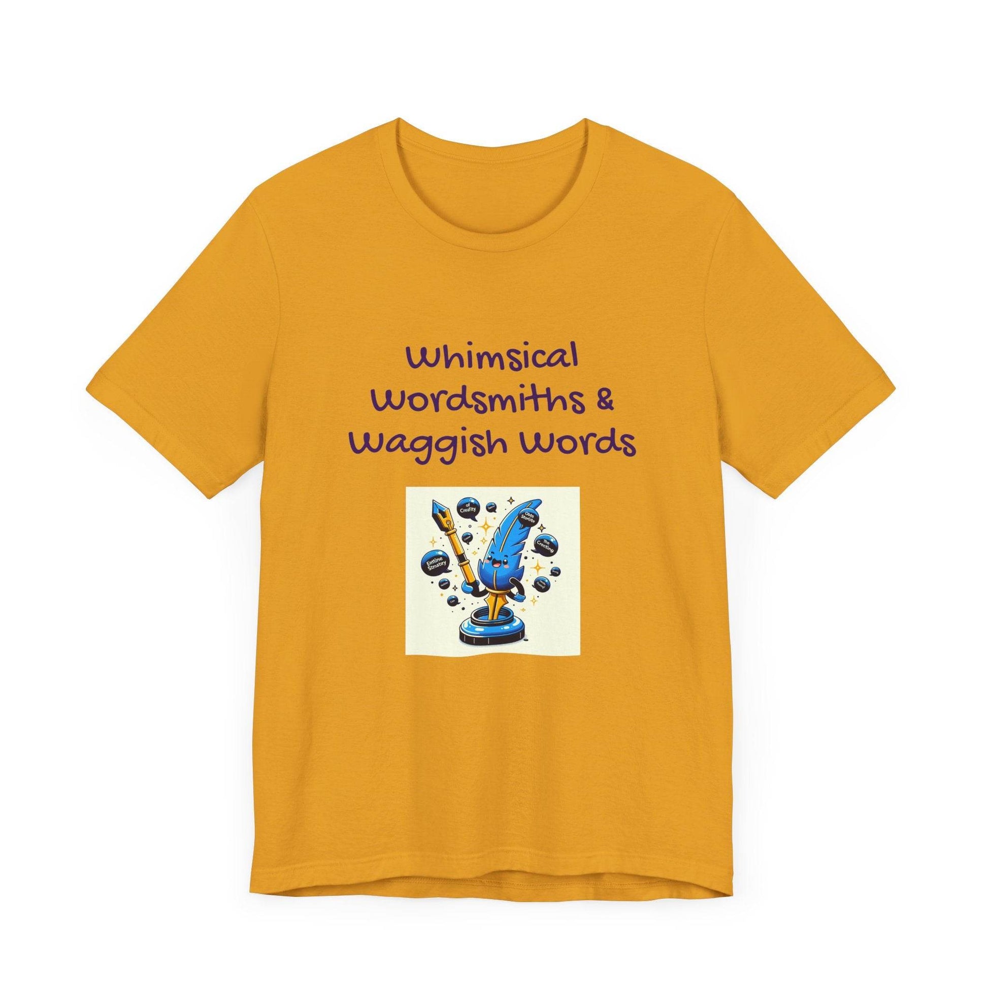 Whimsical Wordsmith Unisex Jersey Tee - Fun Graphic for Writers & Word Lovers - The Dreamer's Bookshop.