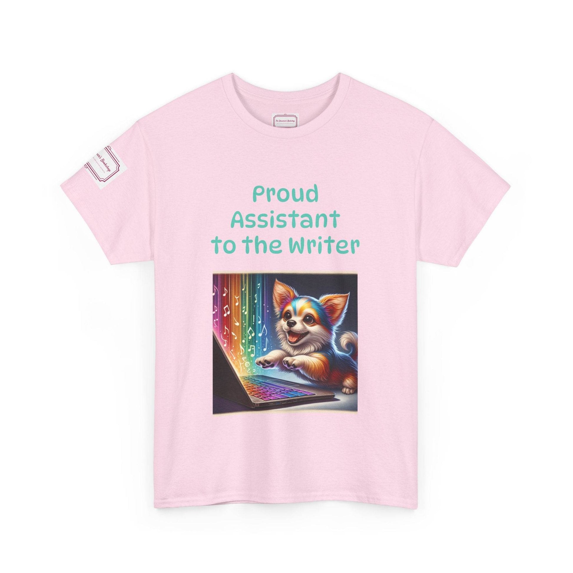 Writer Assistant - Unisex Heavy Cotton Tee - Perfect for Book Lovers - The Dreamer's Bookshop.