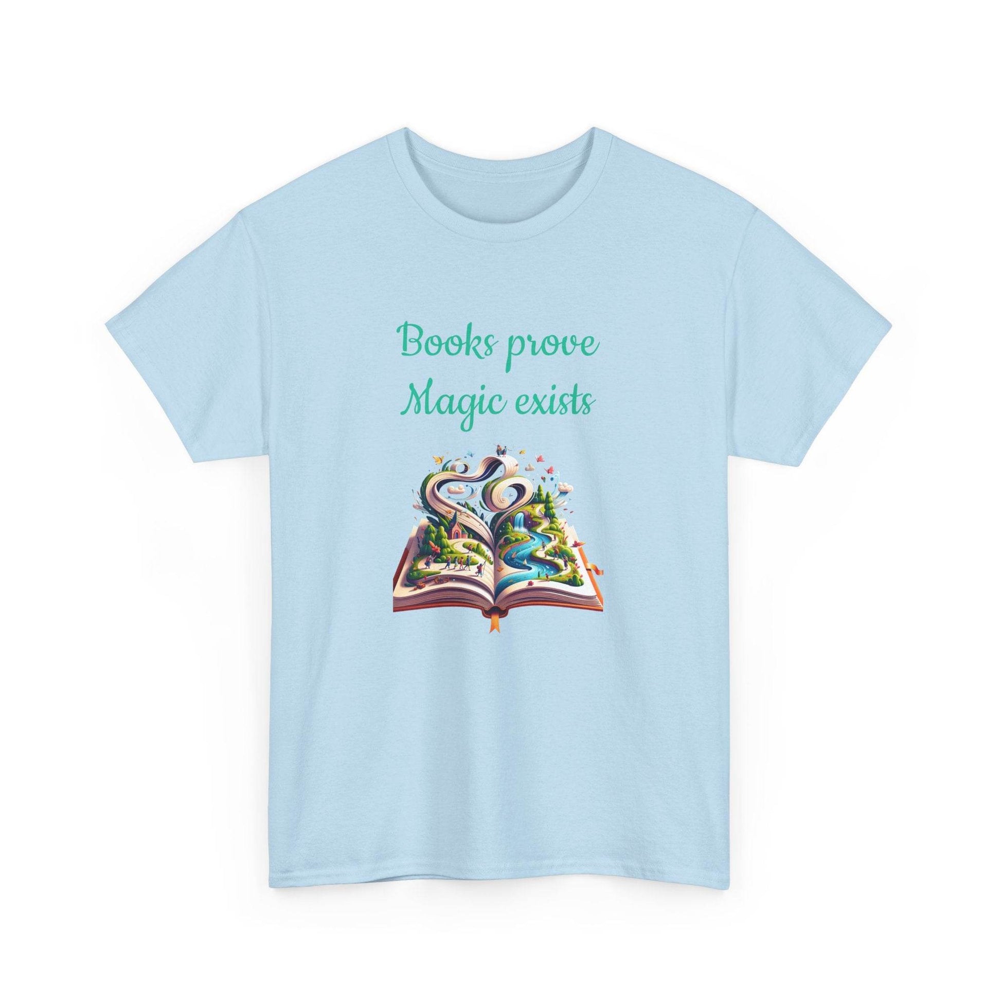 Magic Exists -A Unisex Heavy Cotton Tee - Perfect Gift for Book Lovers - The Dreamer's Bookshop.
