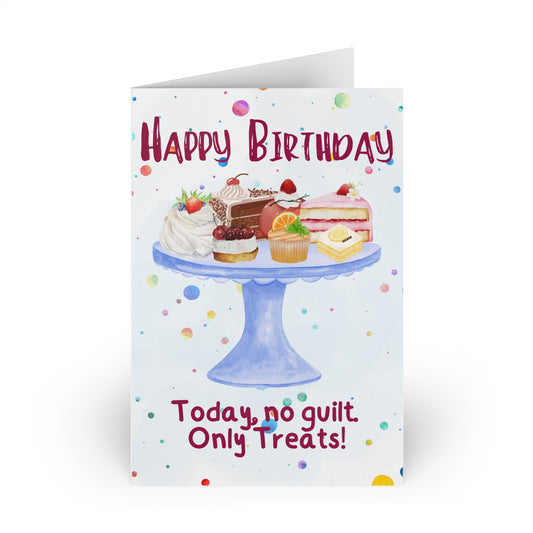 The Dreamer's Bookshop "Only Treats" Birthday Card - The Dreamer's Bookshop.