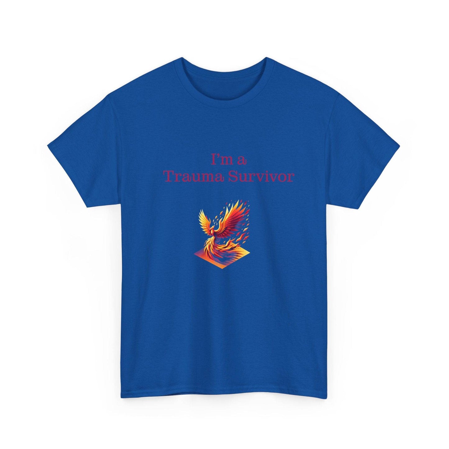 Trauma Survivor Unisex Heavy Cotton Tee - Inspirational T-Shirt - The Dreamer's Bookshop.