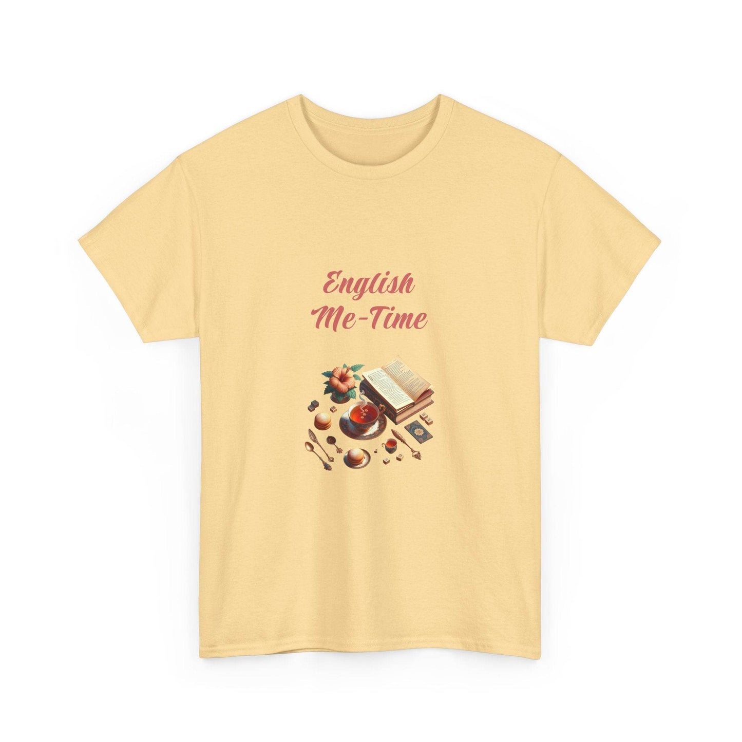 English Me-Time - A Unisex Heavy Cotton Tee - Perfect for Book Lovers - The Dreamer's Bookshop.