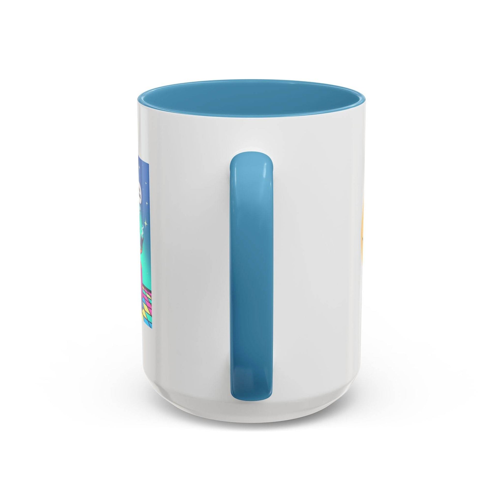 Party Vibe Accent Coffee Mug - Fun Reading Motivation Design - The Dreamer's Bookshop.
