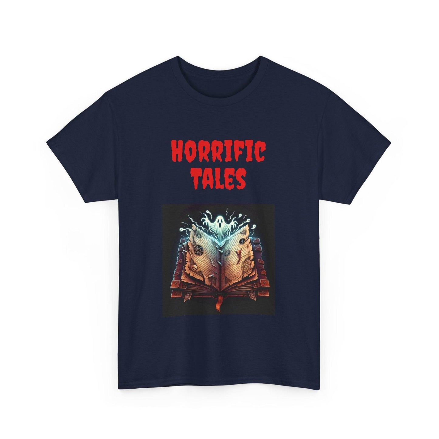 Horrific Tales - A Unisex Heavy Cotton Tee - Perfect for Book Lovers - The Dreamer's Bookshop.