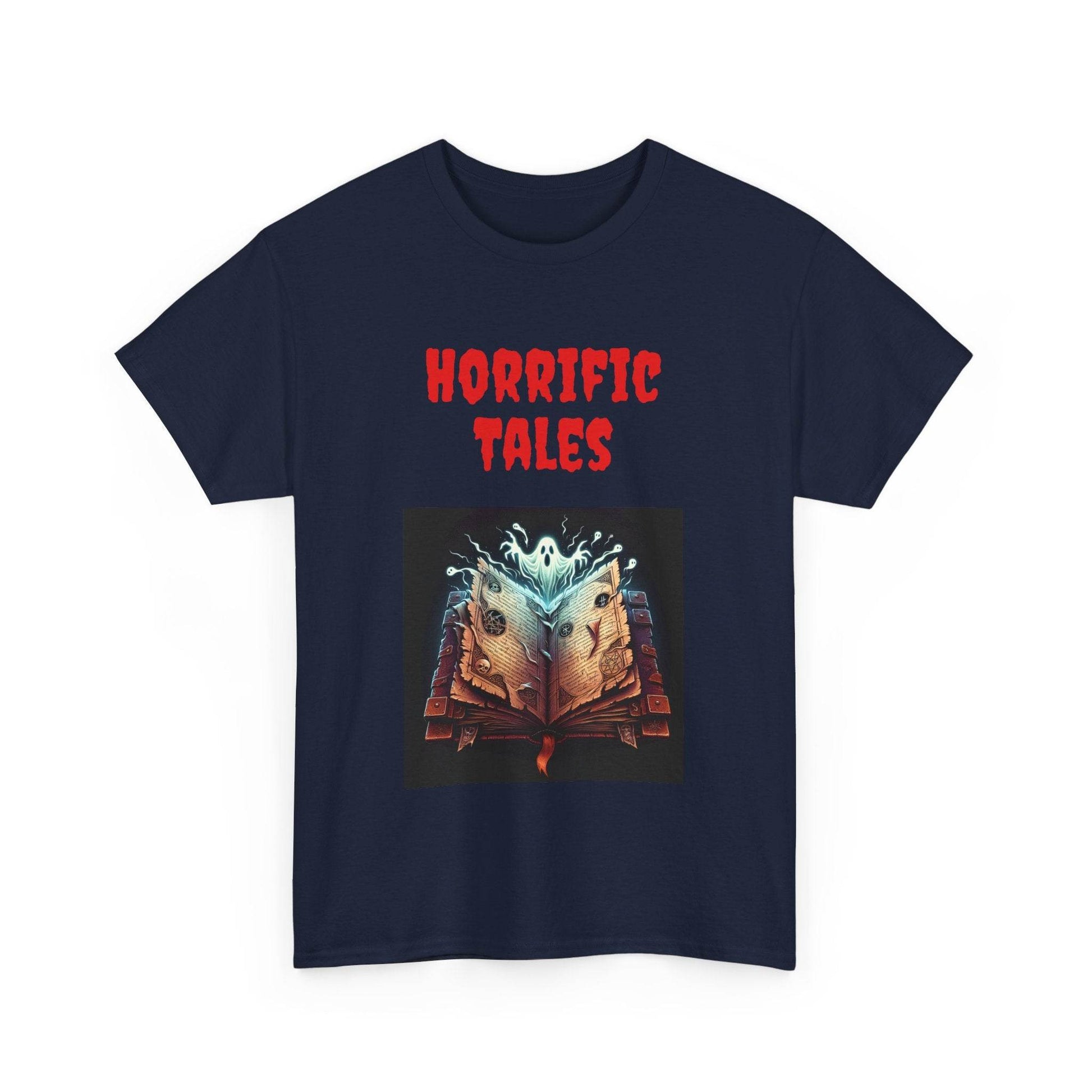 Horrific Tales - A Unisex Heavy Cotton Tee - Perfect for Book Lovers - The Dreamer's Bookshop.