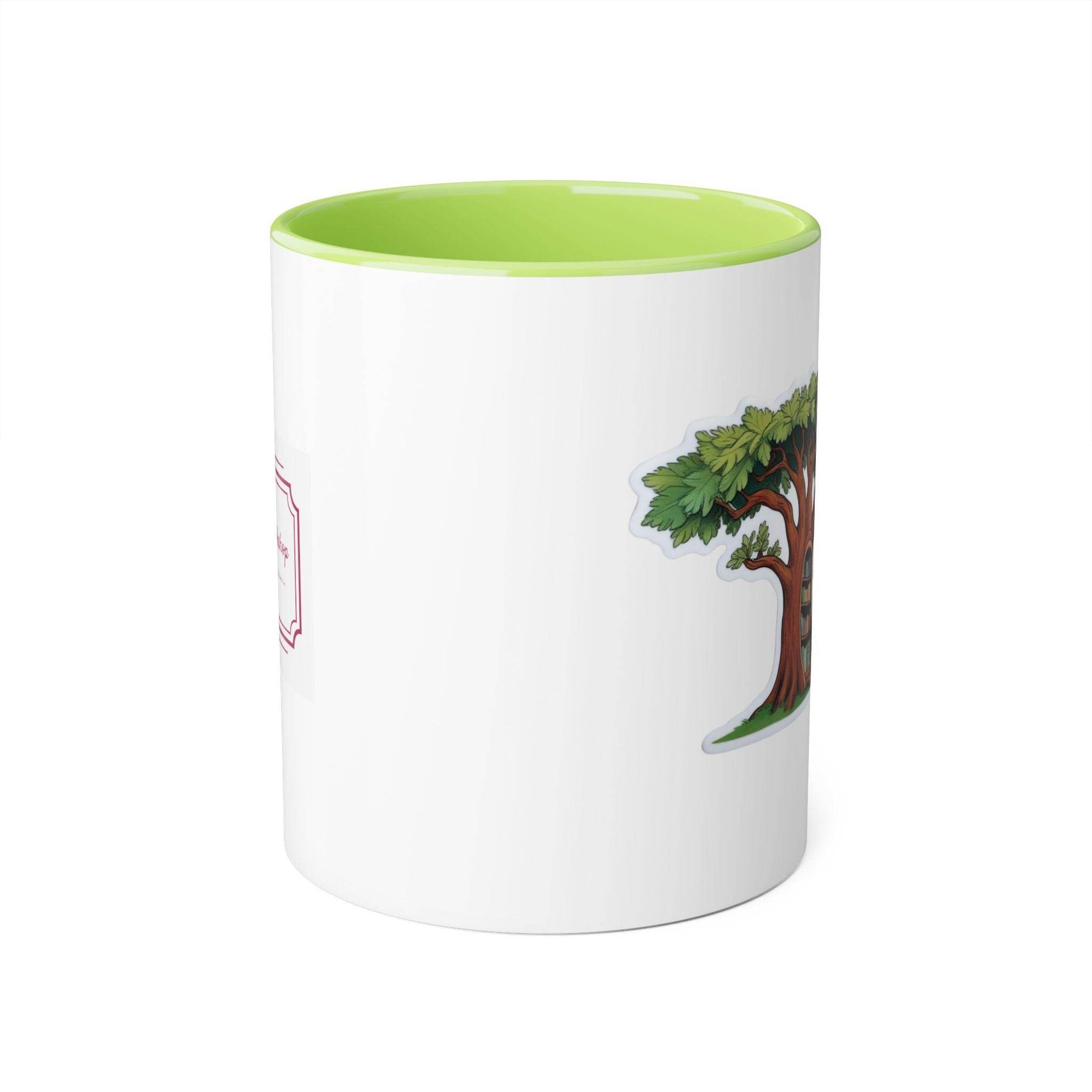 Dreamer's Bookshop Accent Mug - 11oz Coffee Cup for Readers & Book Lovers - The Dreamer's Bookshop.