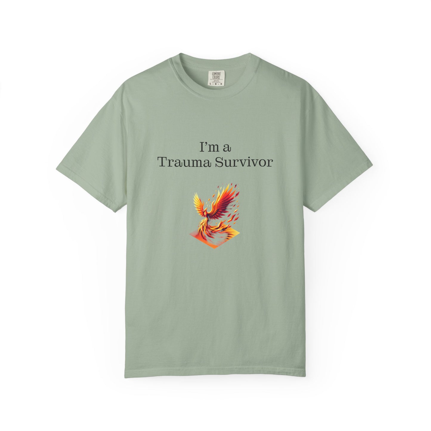 Trauma Survivor Unisex Garment-Dyed T-Shirt - Empowering Supportive Apparel