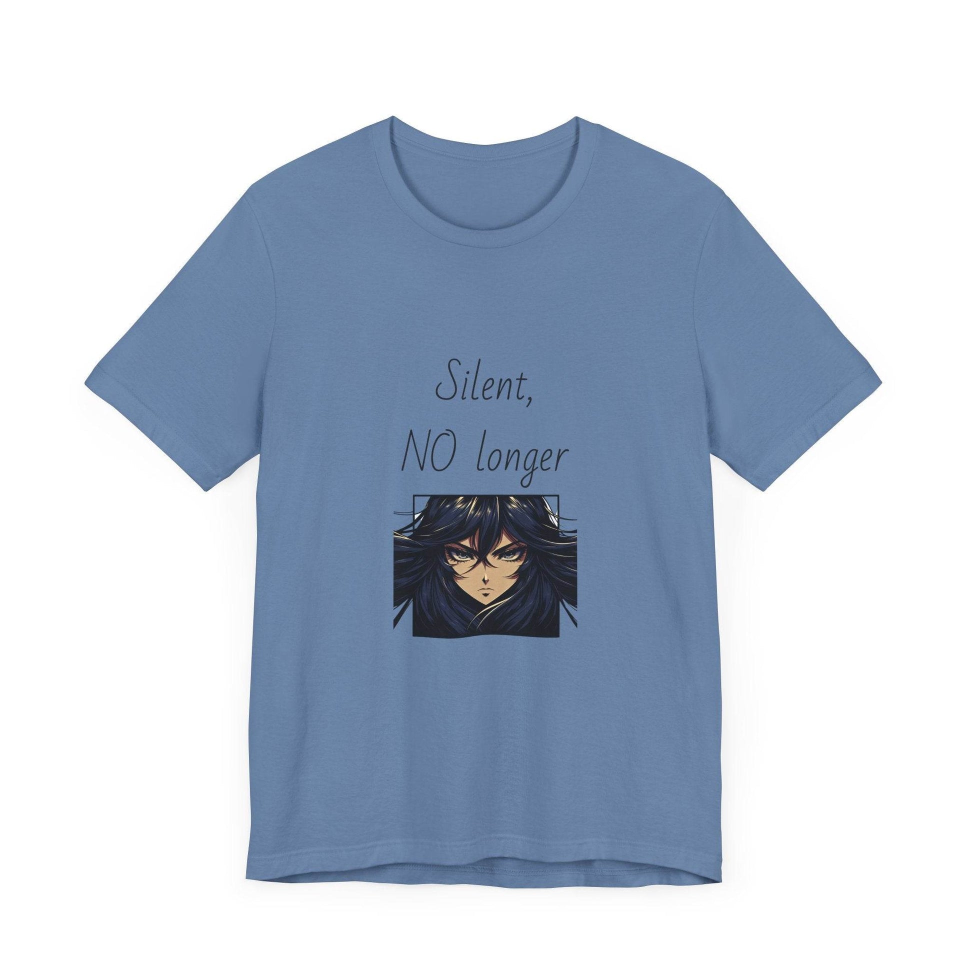 Fierce Survivor Unisex Short Sleeve Tee - Silent, NO longer - The Dreamer's Bookshop.