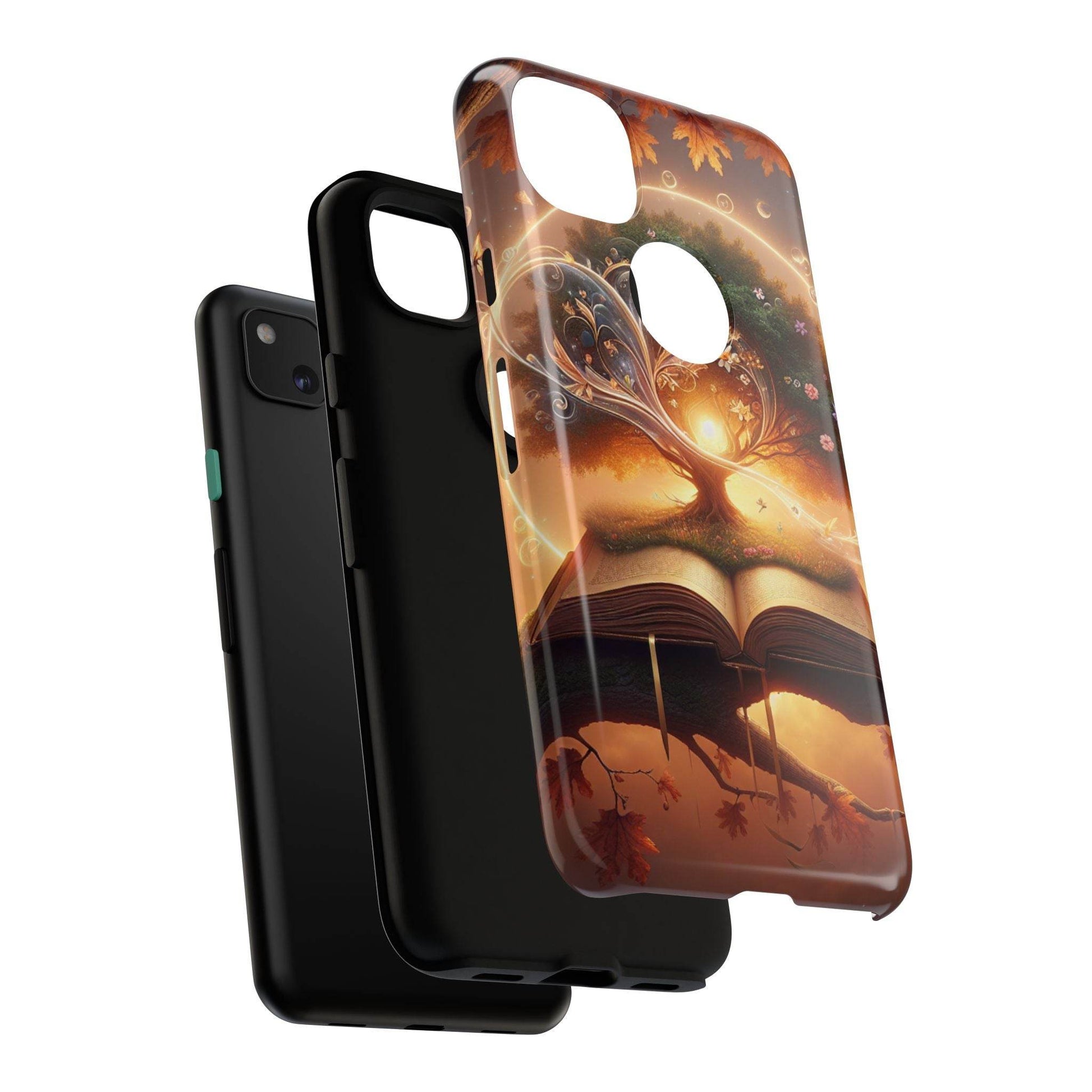 Google & Samsung - Artistic Phone Case with BookishTree Design - Tough Cases - The Dreamer's Bookshop.