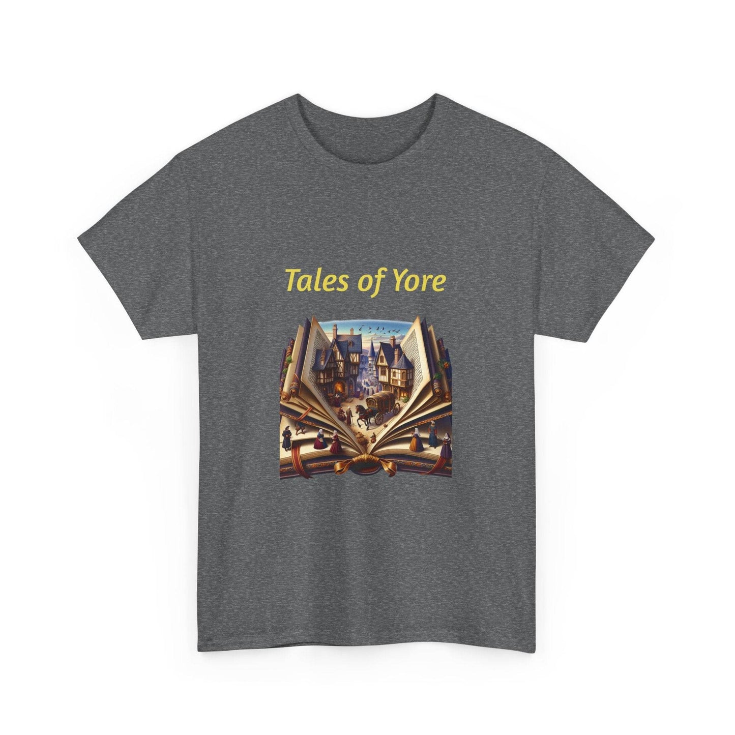 Tales of Yore - Graphic Tee - Unisex Heavy Cotton T-Shirt Historical Books - The Dreamer's Bookshop.