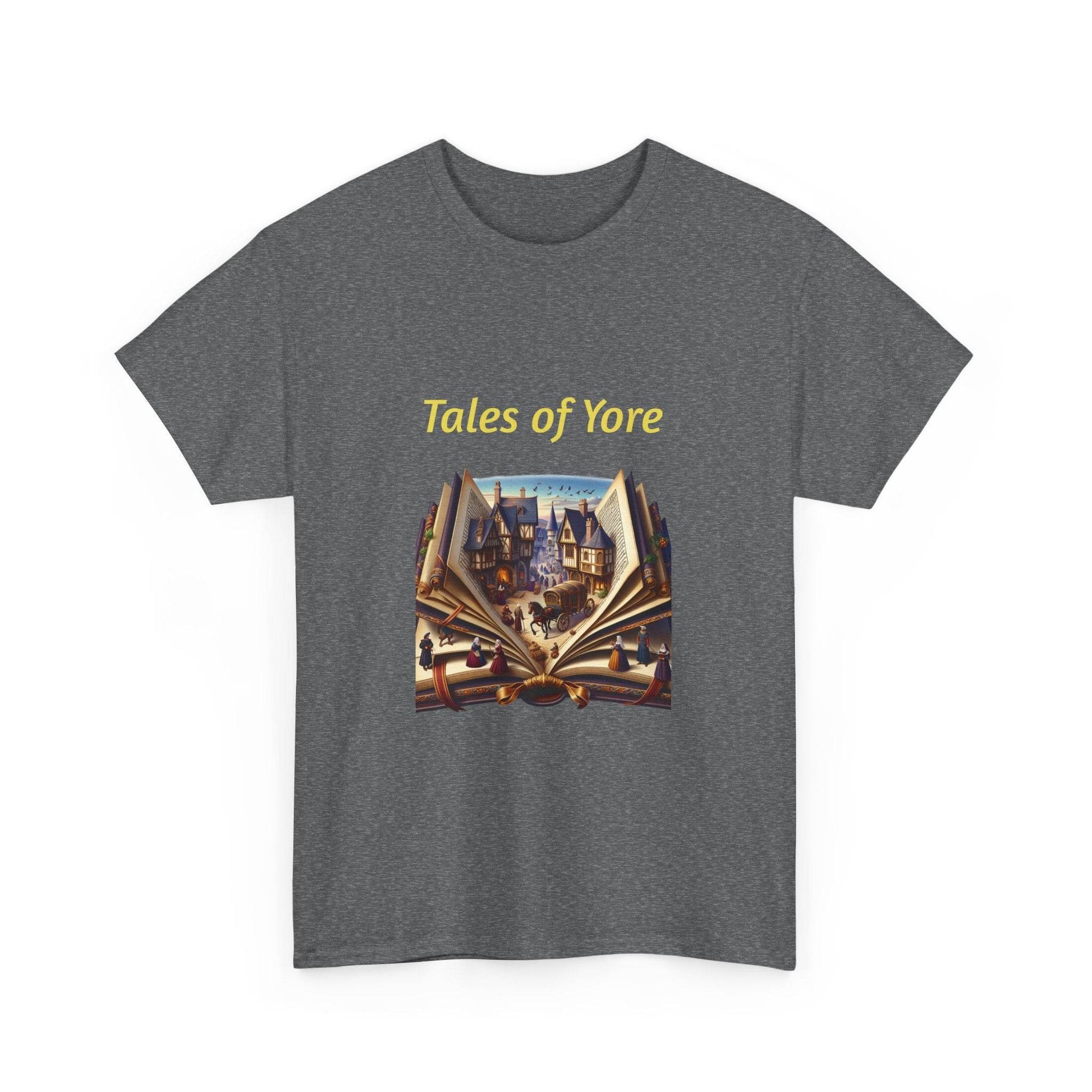 Tales of Yore - Graphic Tee - Unisex Heavy Cotton T-Shirt Historical Books - The Dreamer's Bookshop.