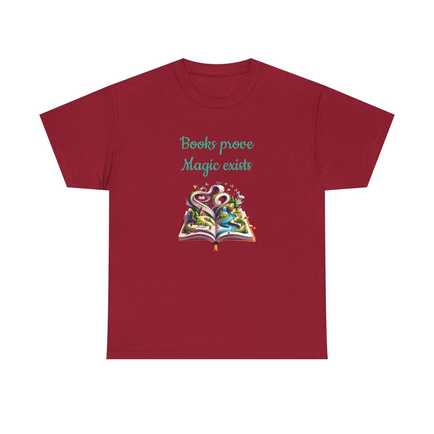 Magic Exists -A Unisex Heavy Cotton Tee - Perfect Gift for Book Lovers - The Dreamer's Bookshop.