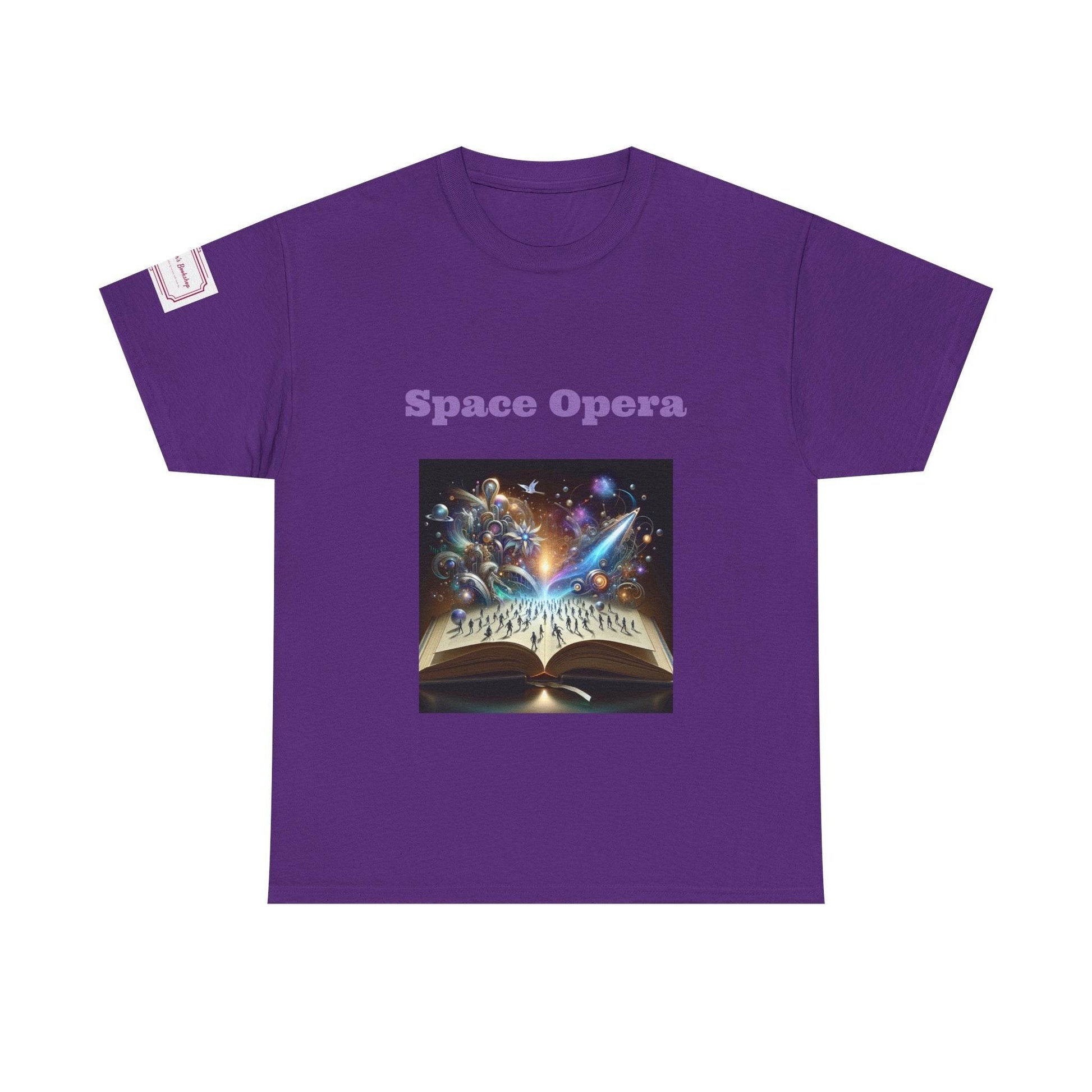 Space Opera - Graphic Unisex Heavy Cotton Tee - Sci-Fi Books - The Dreamer's Bookshop.