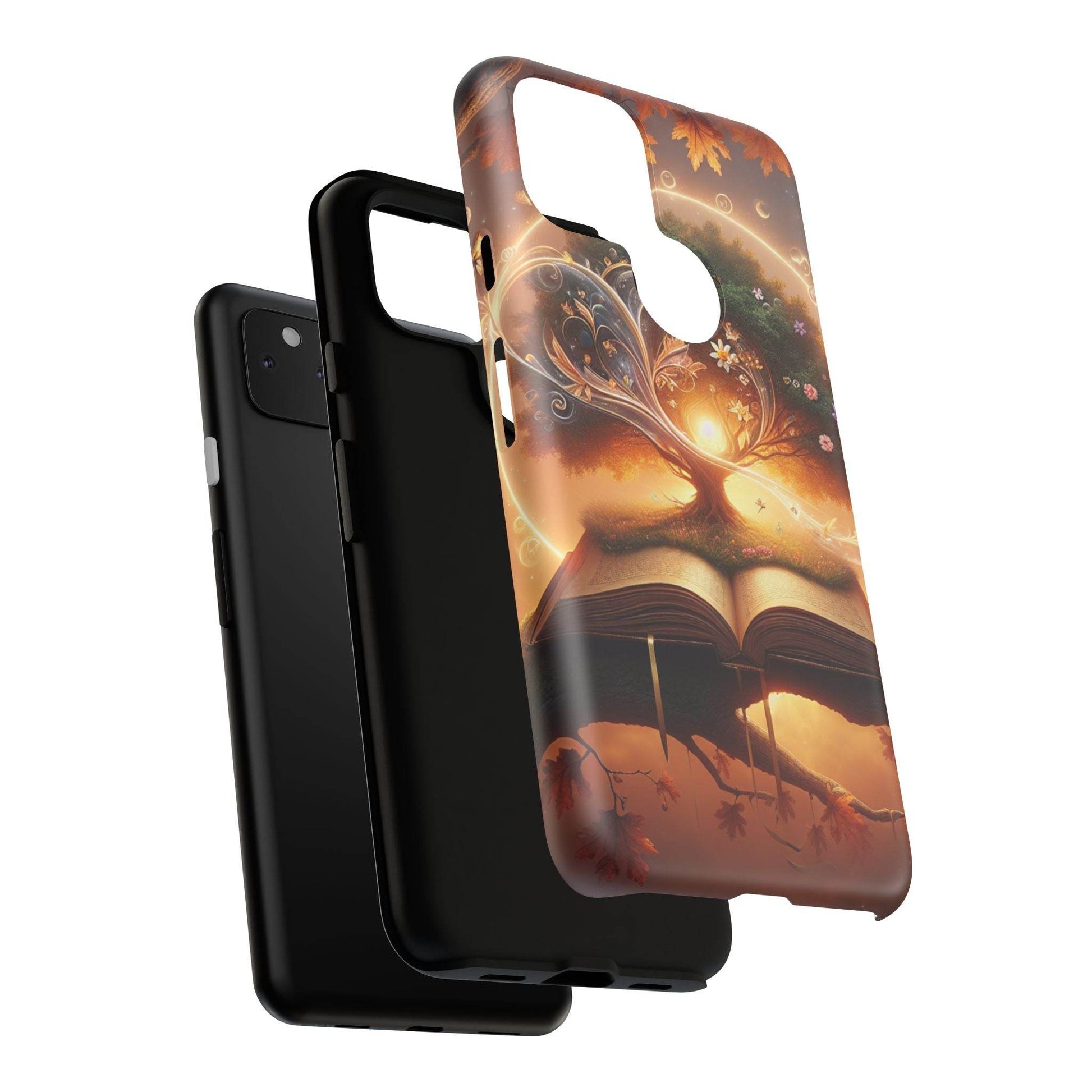 Google & Samsung - Artistic Phone Case with BookishTree Design - Tough Cases - The Dreamer's Bookshop.