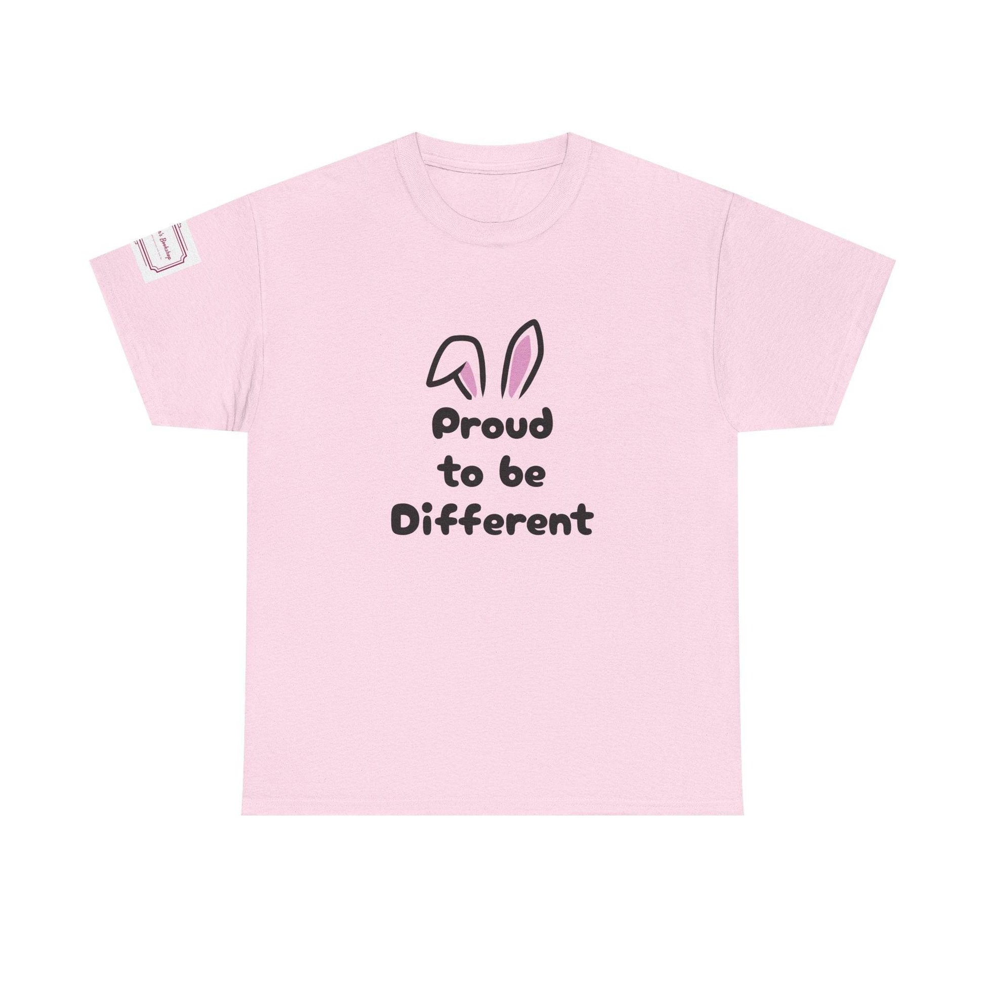 Proud to Be Different Unisex Heavy Cotton Tee – Celebrate Uniqueness - The Dreamer's Bookshop.