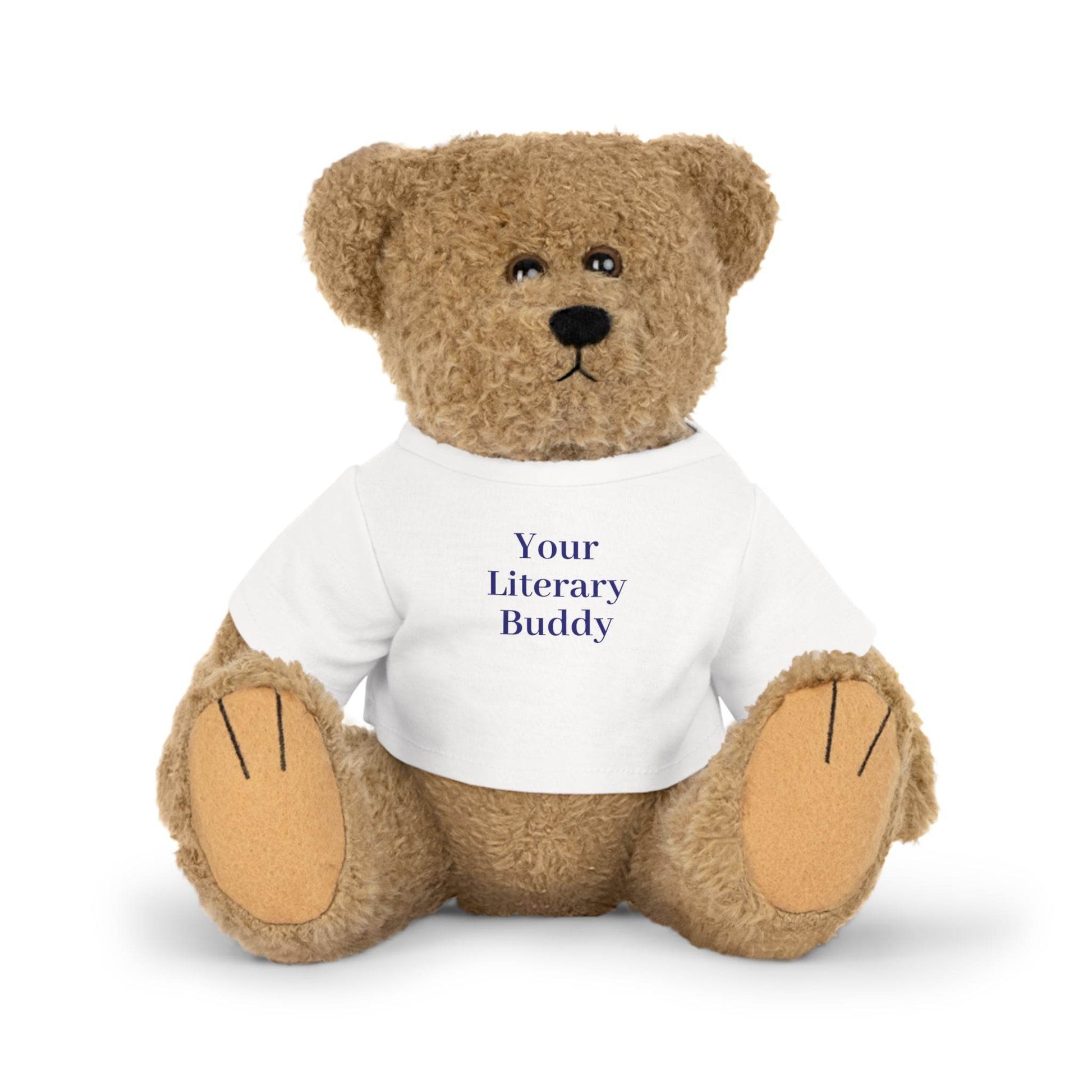 Cuddle Companion Plush Toy with Motivational T-Shirt - The Dreamer's Bookshop.