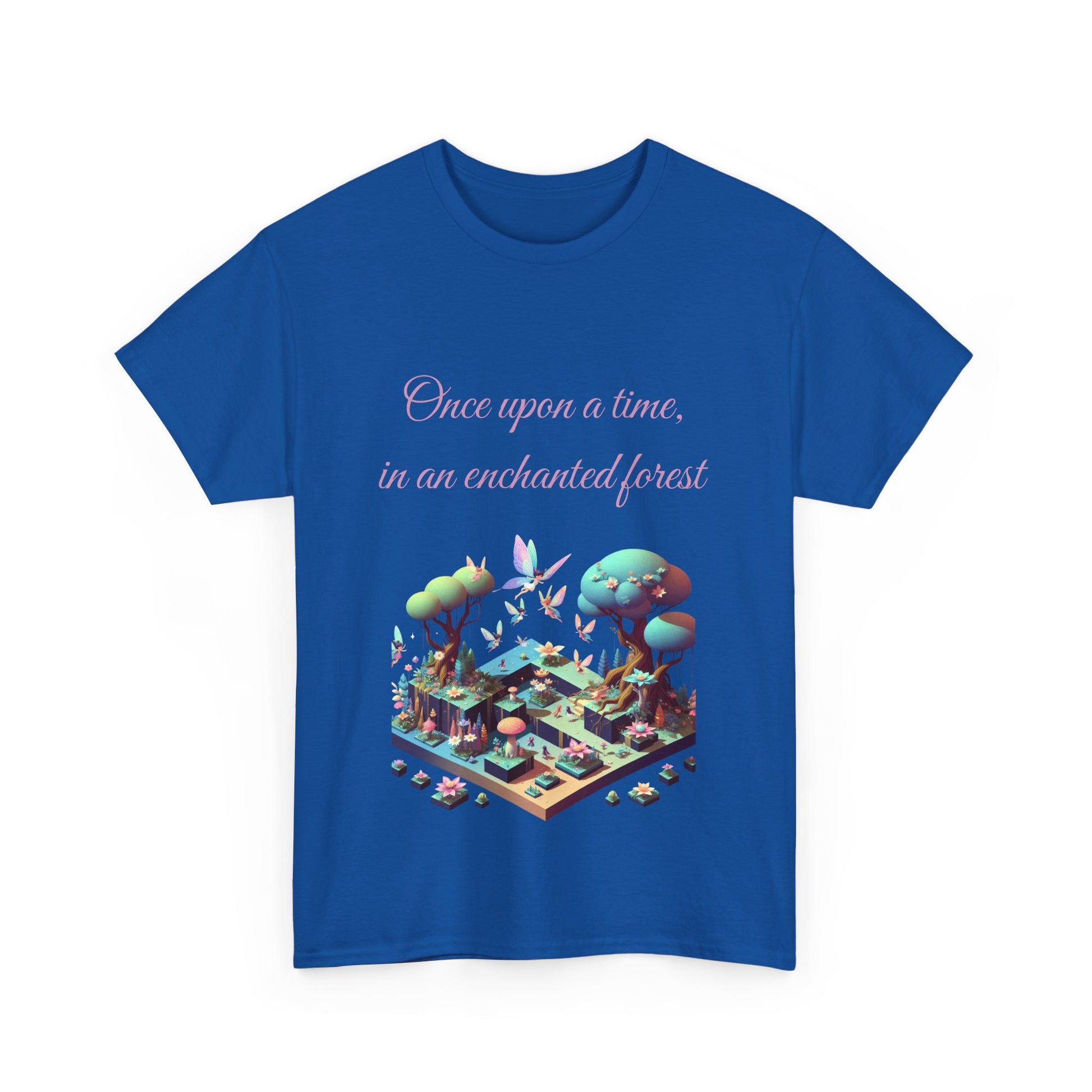 Book Lover's Unisex Heavy Cotton Tee - "Enchanted Forest" - The Dreamer's Bookshop.