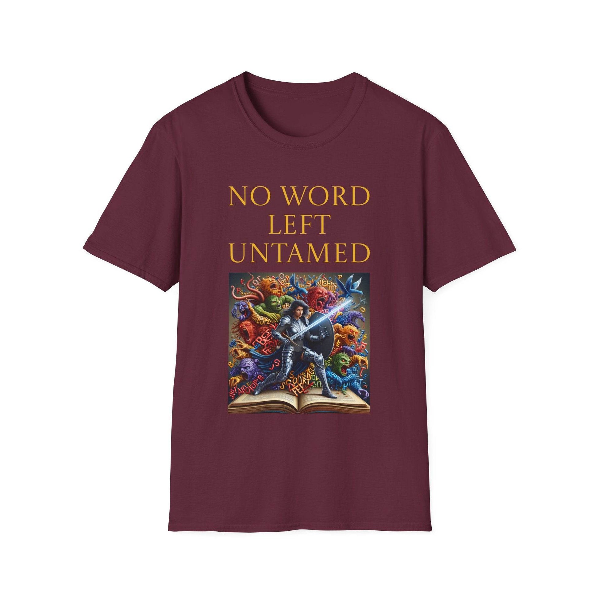 Unisex Softstyle T-Shirt - 'No Word' - The Dreamer's Bookshop.