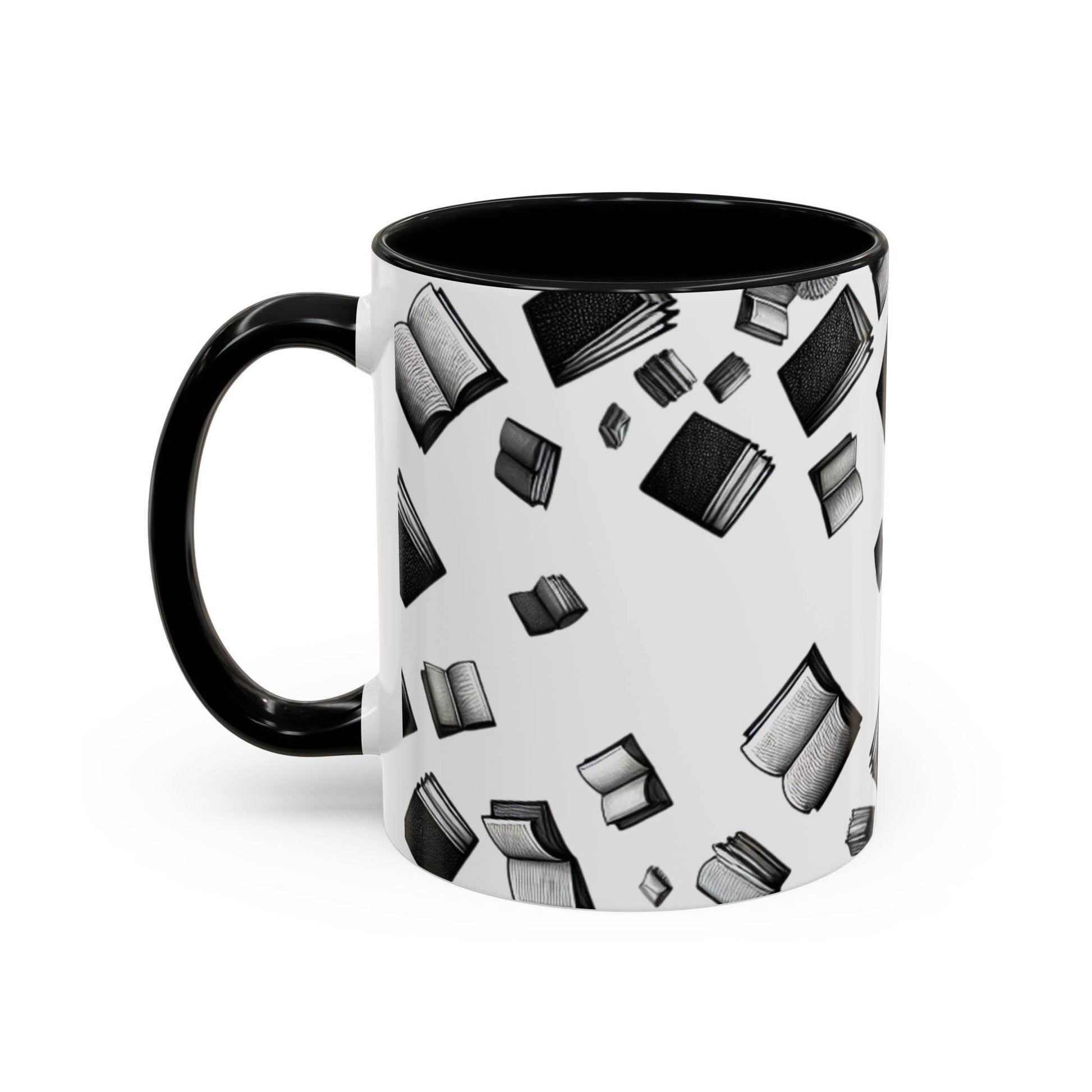 Books on My Mind Accent Coffee Mug - Perfect for Book Lovers - The Dreamer's Bookshop.