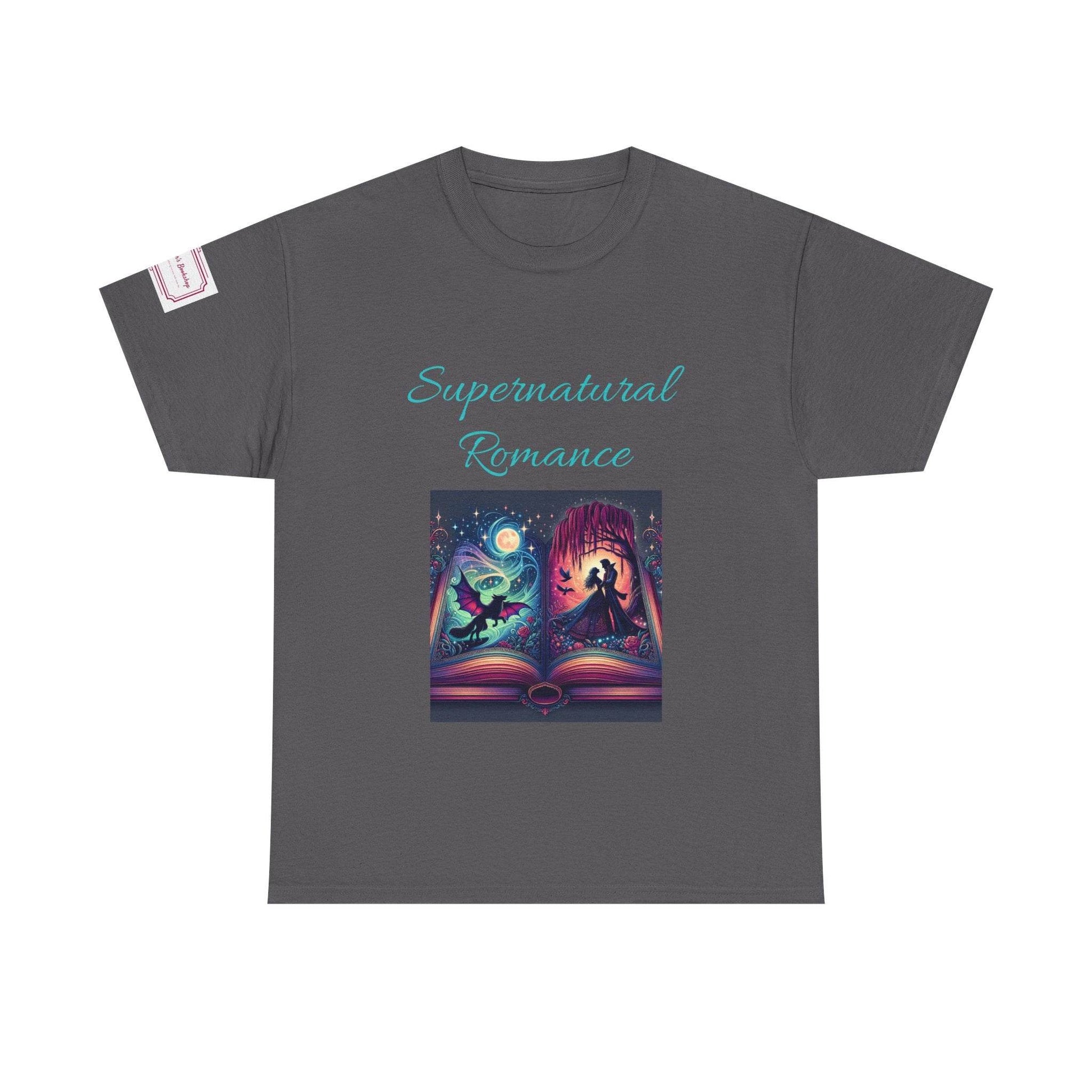 Fantasy - Graphic Unisex Heavy Cotton Tee - Supernatural Romance - The Dreamer's Bookshop.