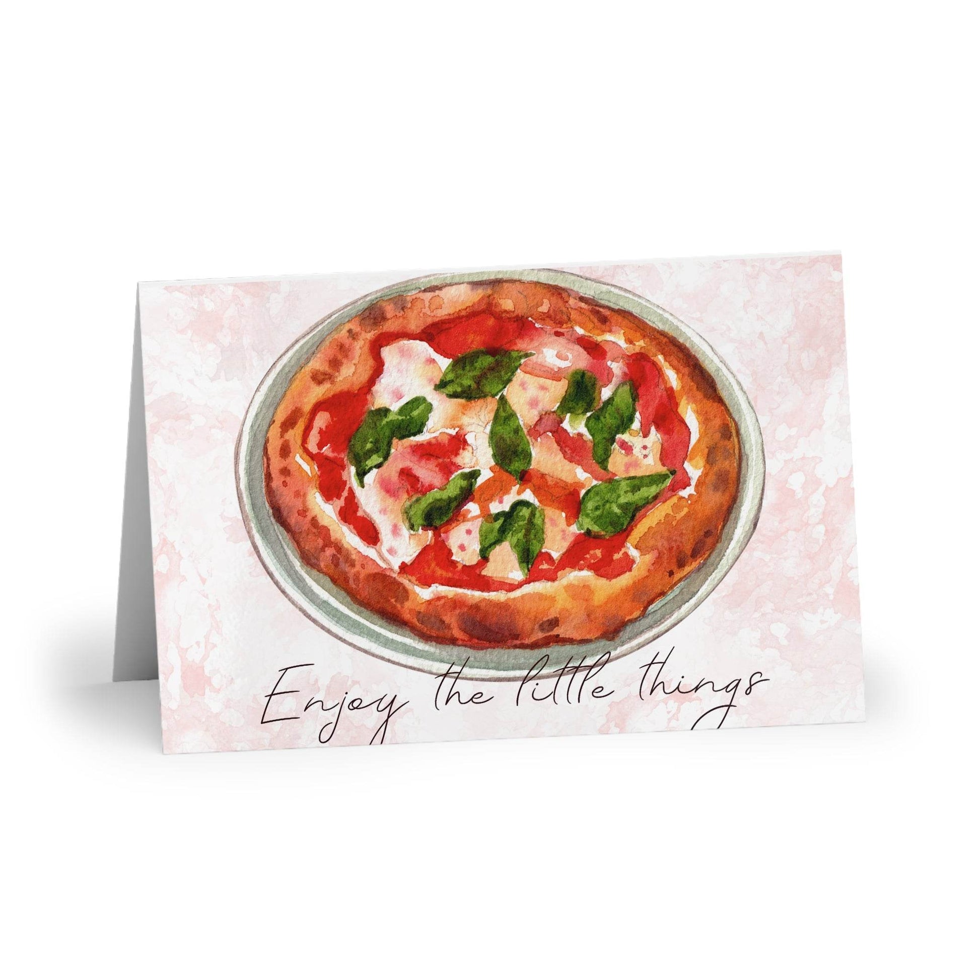 The Dreamer's Bookshop "Pizza" Enjoy the Little Things Card - The Dreamer's Bookshop.