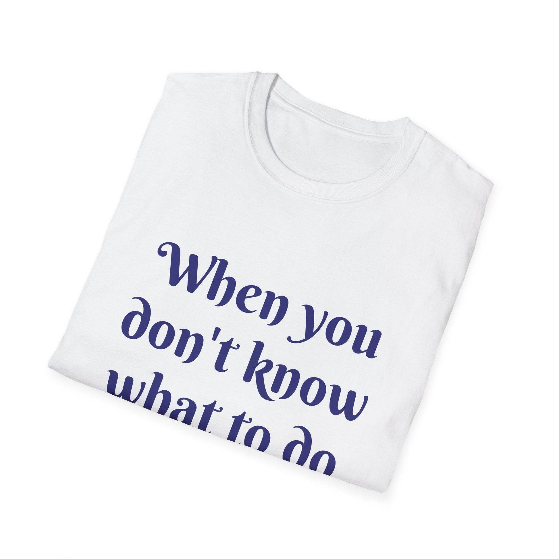 Inspirational Unisex Softstyle T-Shirt - 'Just Breathe' Motivational Design - The Dreamer's Bookshop.